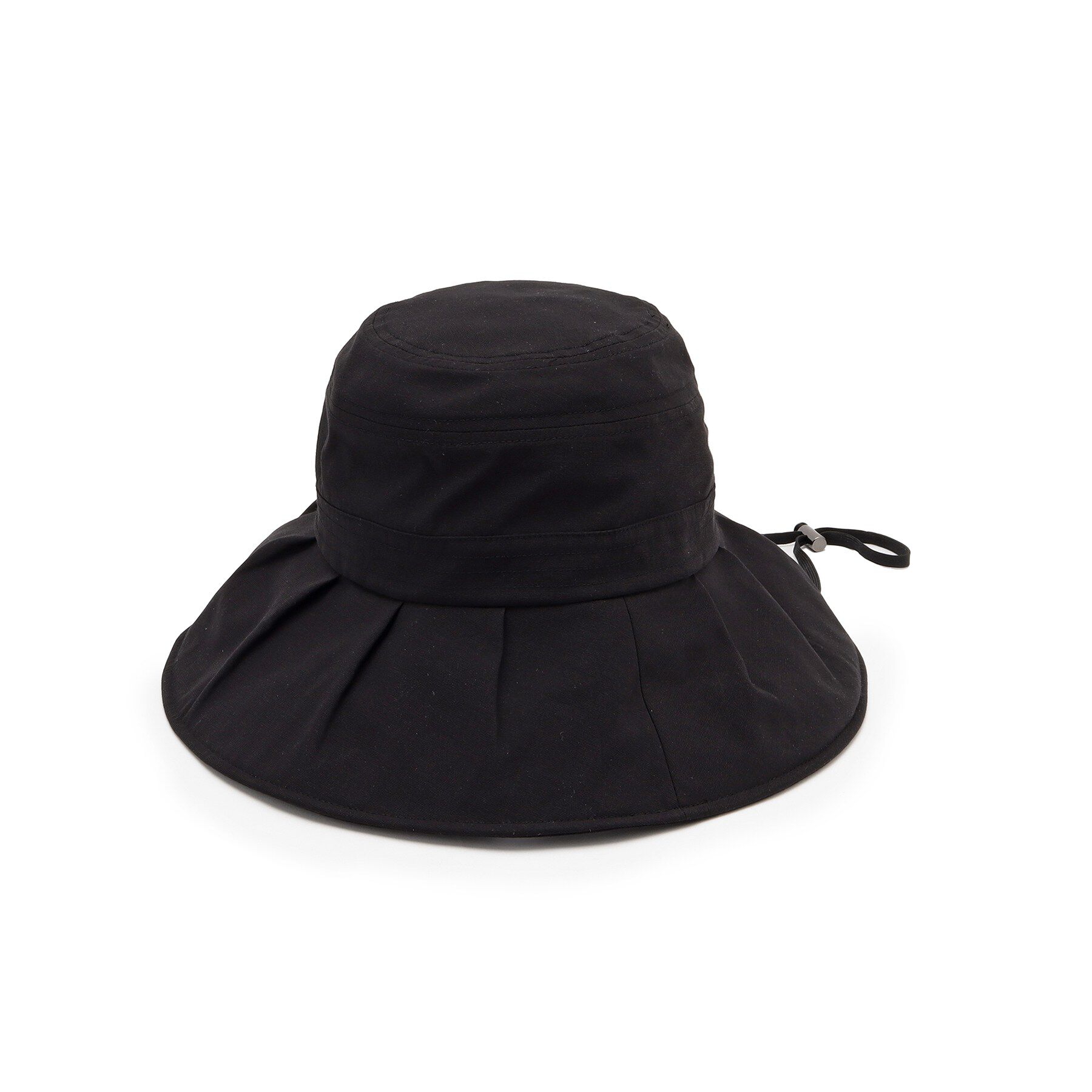 ITS&rsquo;DEMO「【冷感／UV／抗菌】遮光クールギャザーハット」|ハット|ブラック(019)