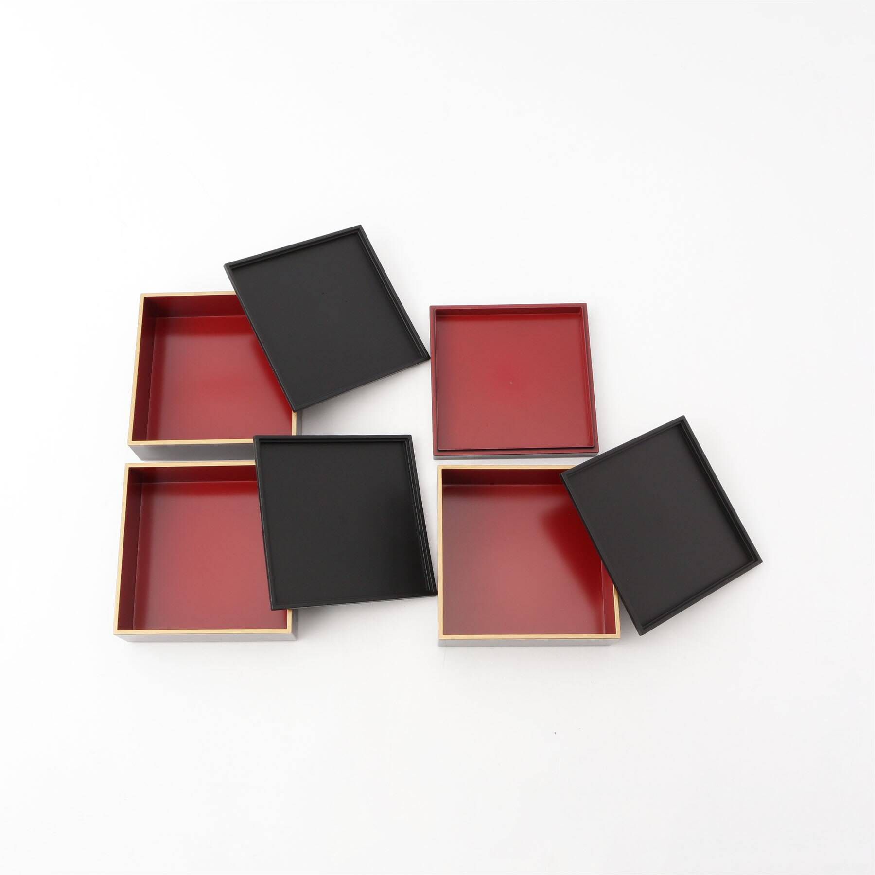 212 KITCHEN STORE「5.0三段重溜渕金シール蓋付抗菌塗装」|食器・キッチングッズ|