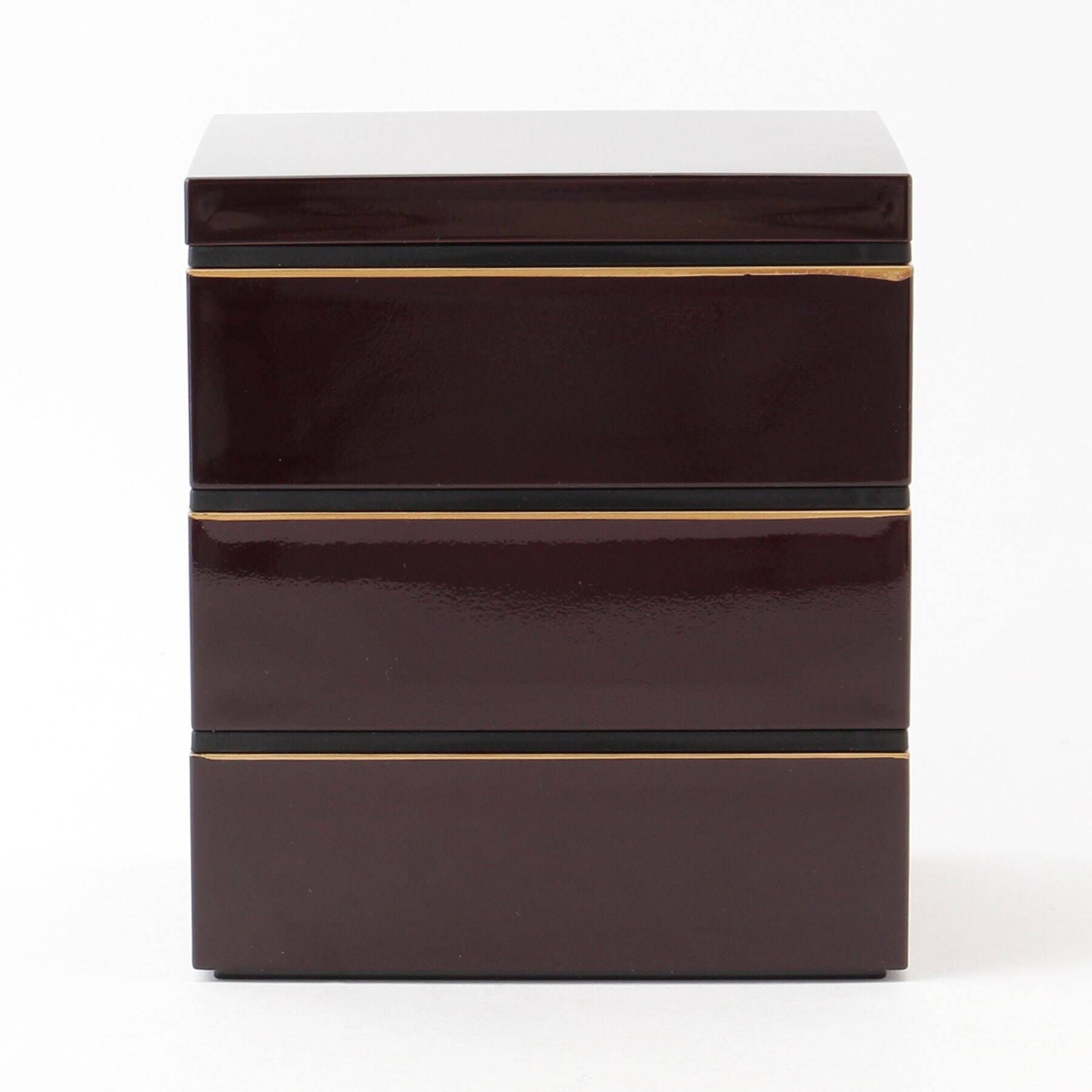 212 KITCHEN STORE「5.0三段重溜渕金シール蓋付抗菌塗装」|食器・キッチングッズ|