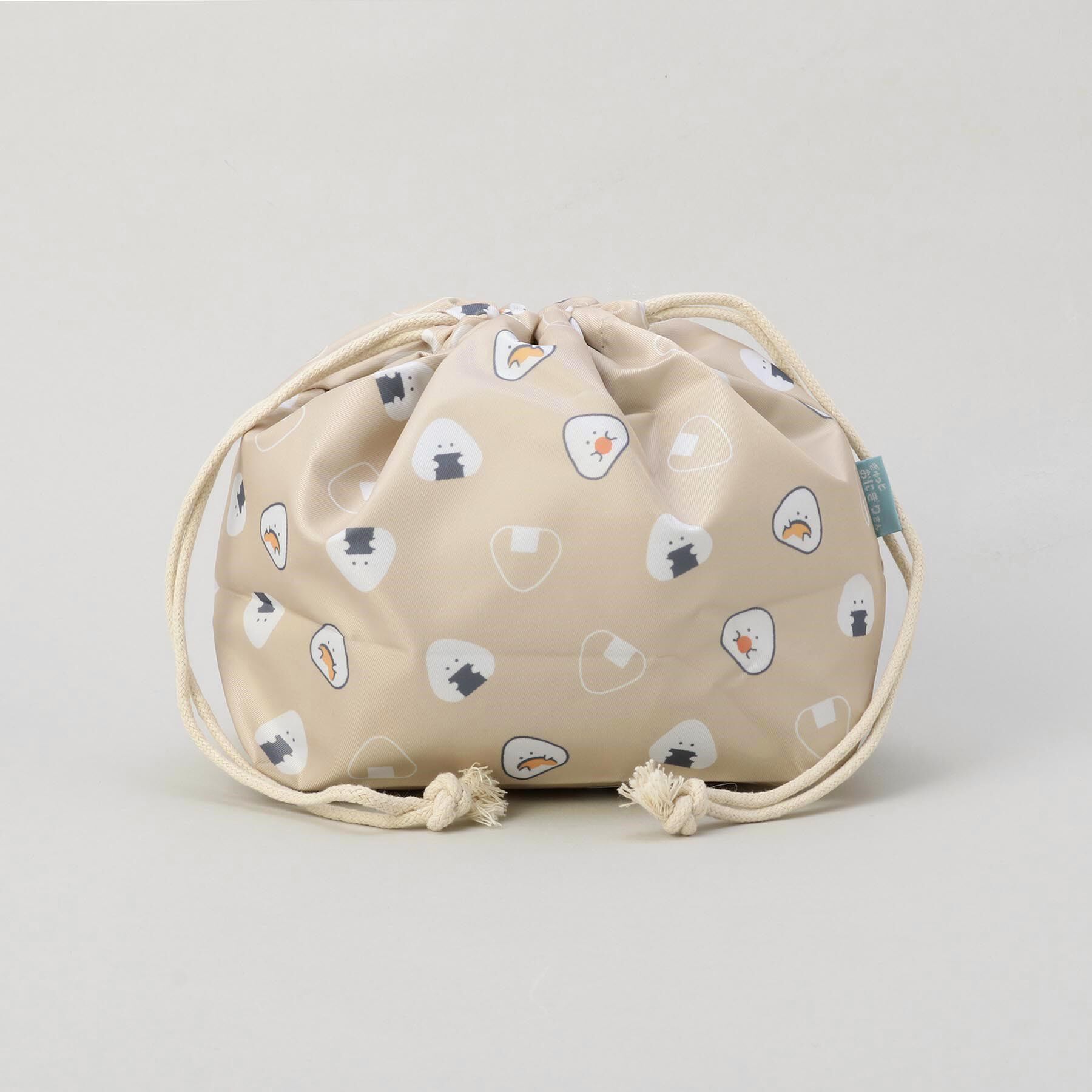 212 KITCHEN STORE「ぎゅっとおにぎりさん ランチ巾着 BE」|食器・キッチングッズ|