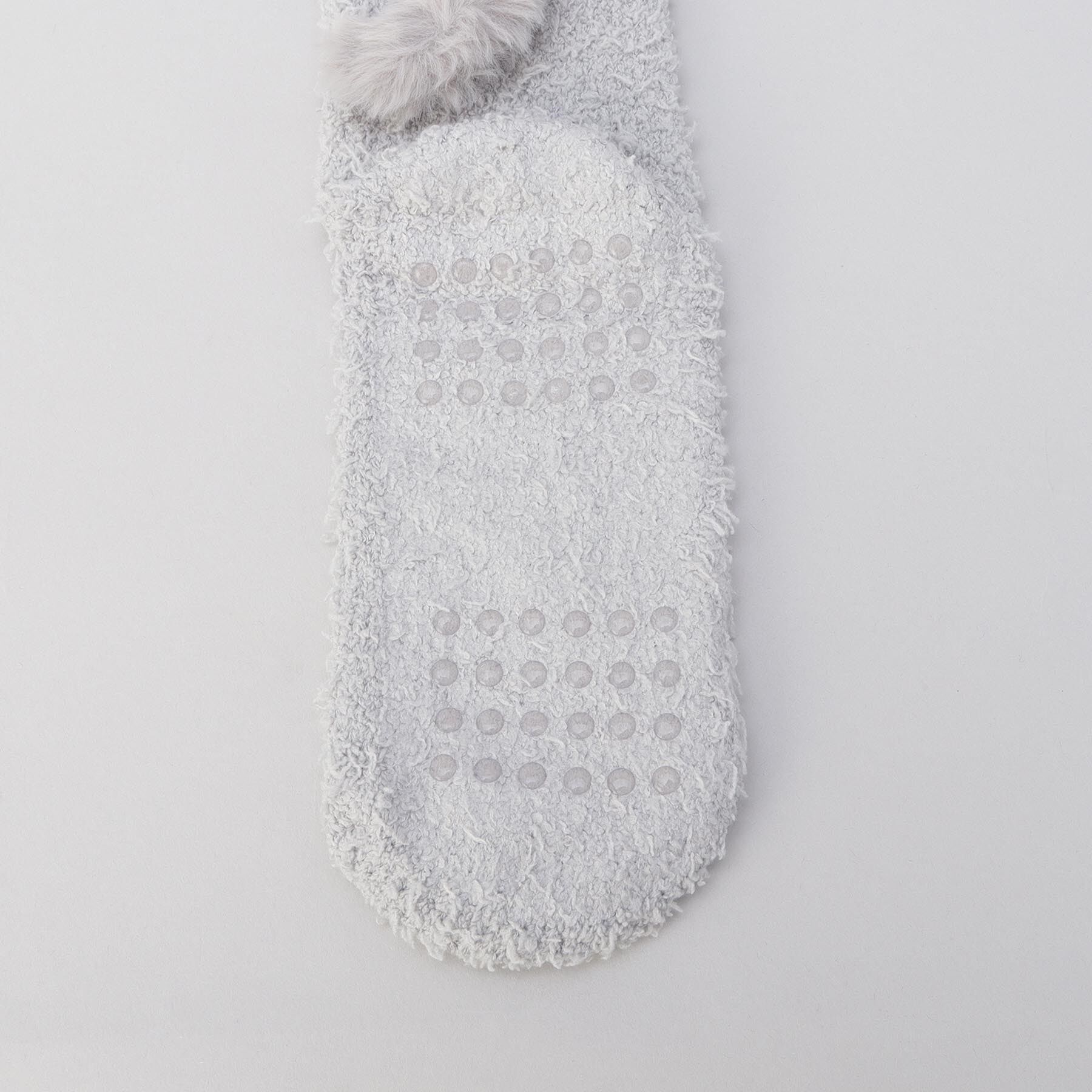 212 KITCHEN STORE「スナグルキャット もこもこルームソックス GY」|ソックス|