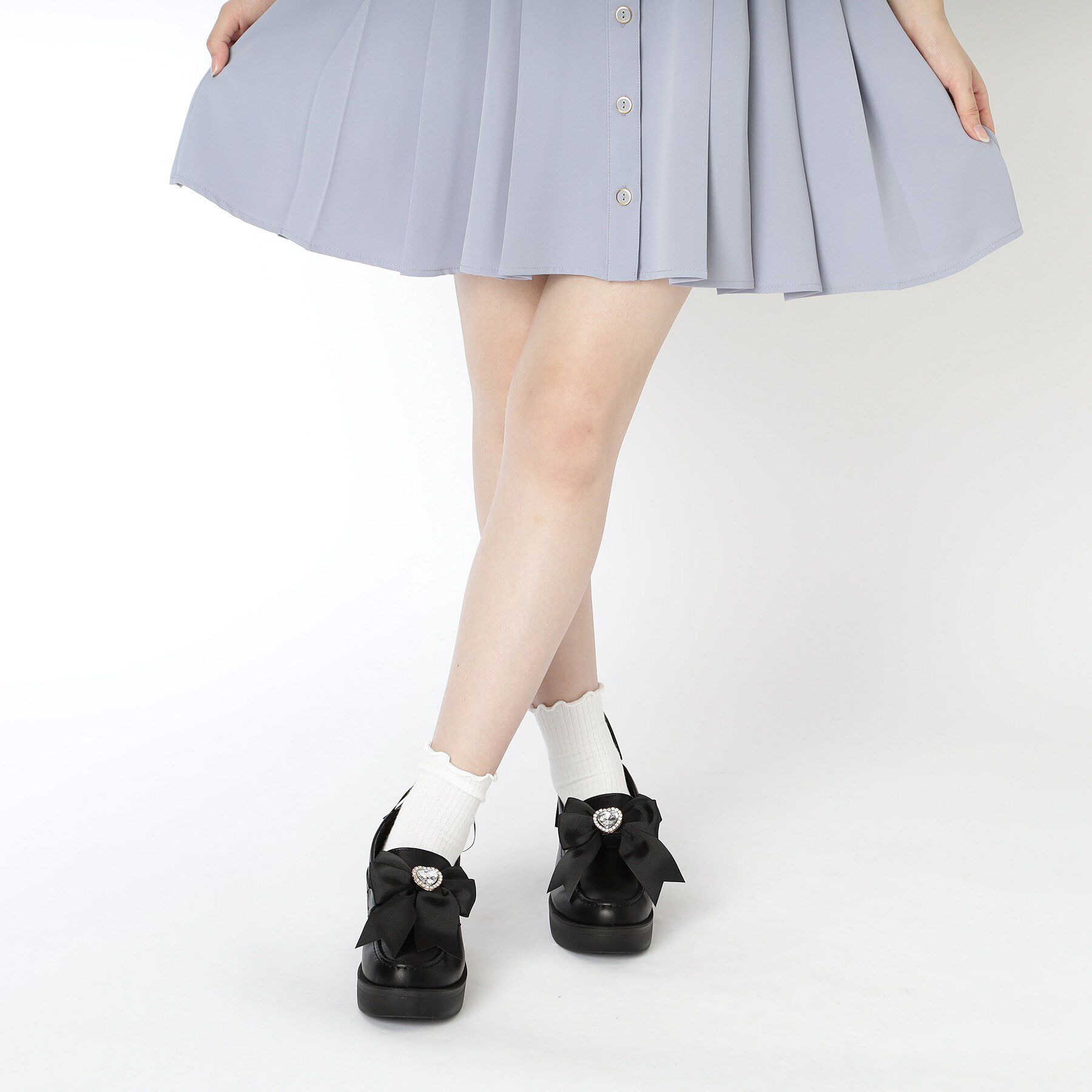 csT&P「2WAYガーリーリボンボリュームローファー」|パンプス|