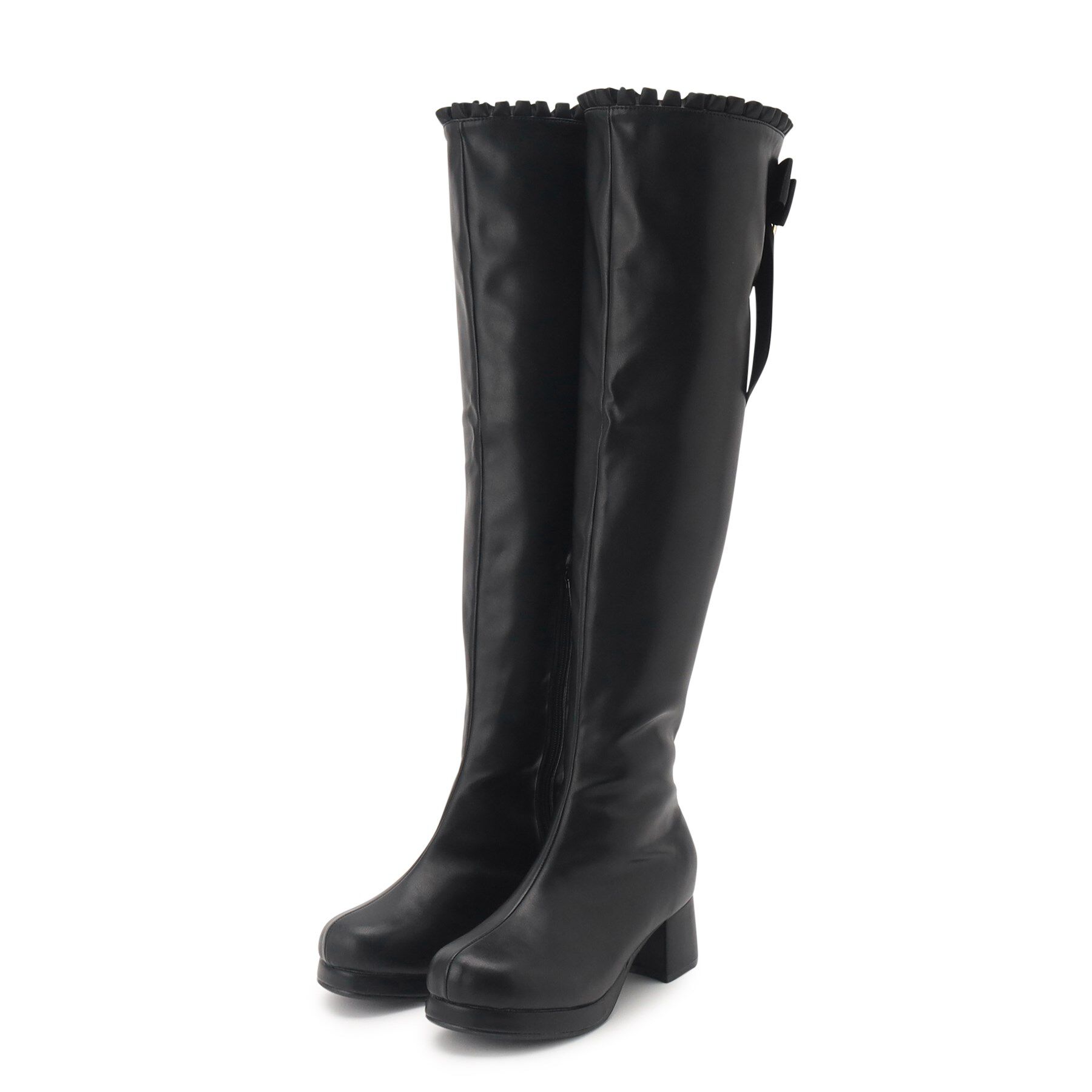 csT&P「夢見るリボン付きロングブーツ厚底」|ショートブーツ|