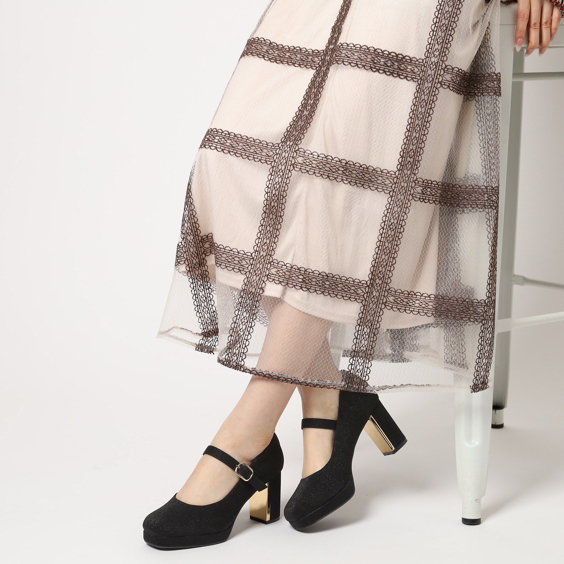 ESPERANZA「甲ストラップパンプス」|パンプス|