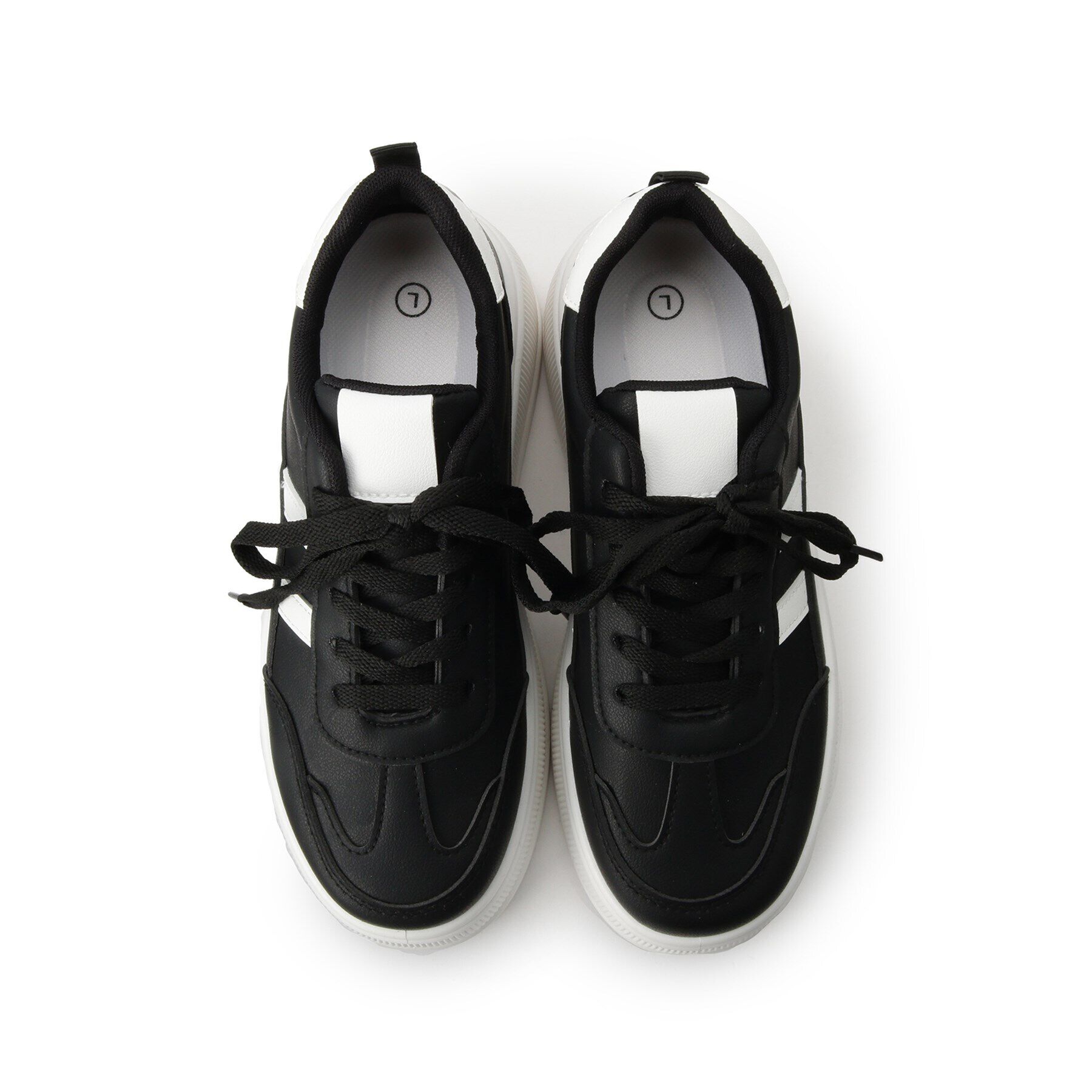 csT&P「厚底ラインデザインスニーカー」|スニーカー|