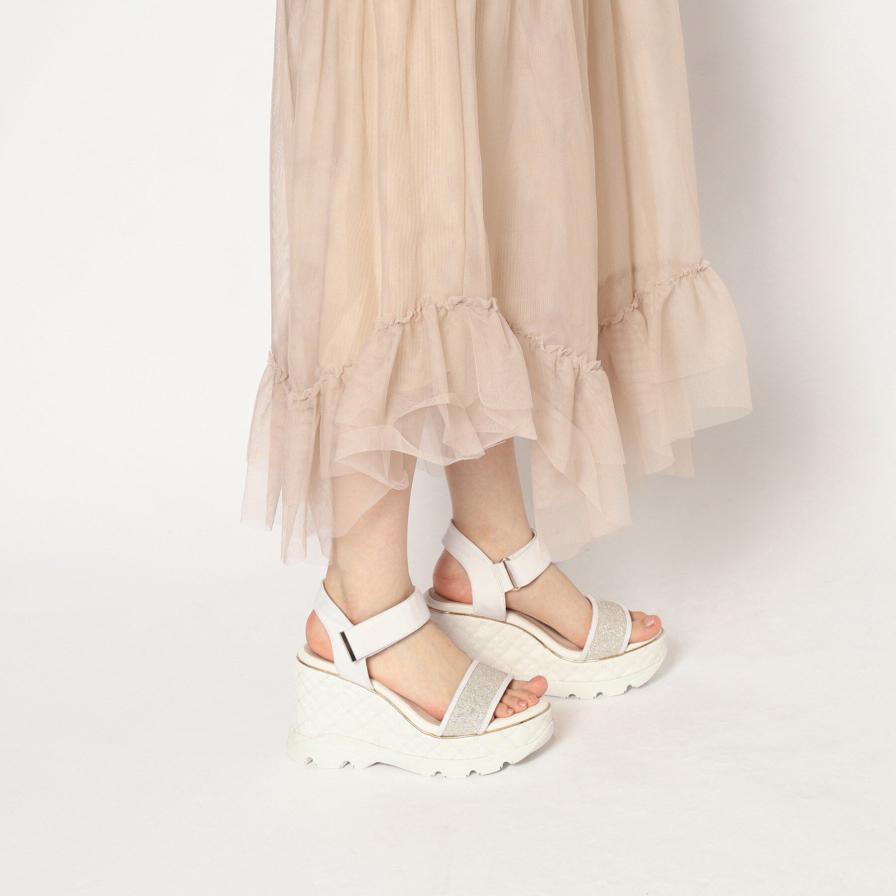 ESPERANZA「キルティングウェッジソールスポサン」|サンダル|