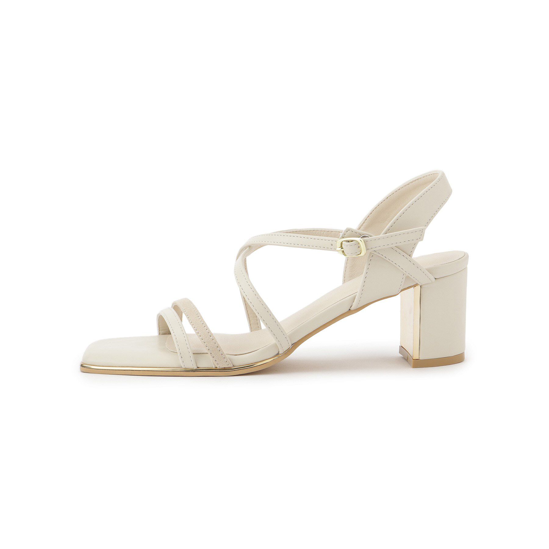 ESPERANZA「プレートヒールクロスベルトサンダル」|サンダル|