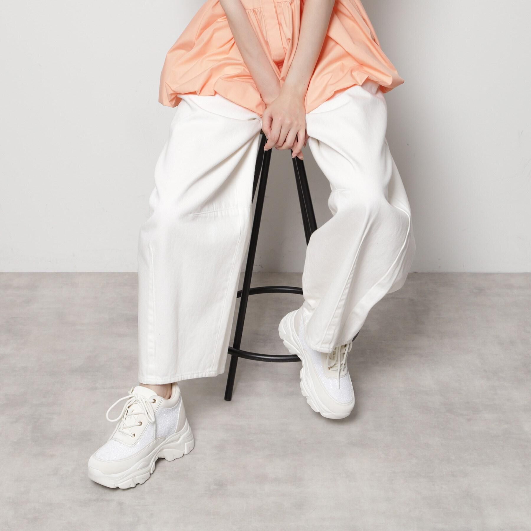 ESPERANZA「きゅんフィットインソールスニーカー」|スニーカー|ホワイト(001)