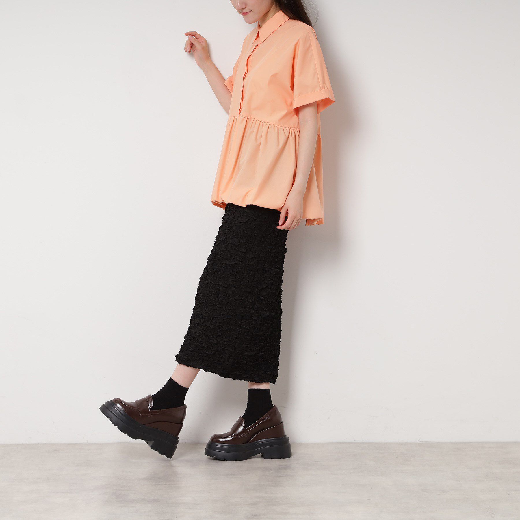 ESPERANZA「【EC先行販売】ボリューム厚底ローファー」|パンプス|