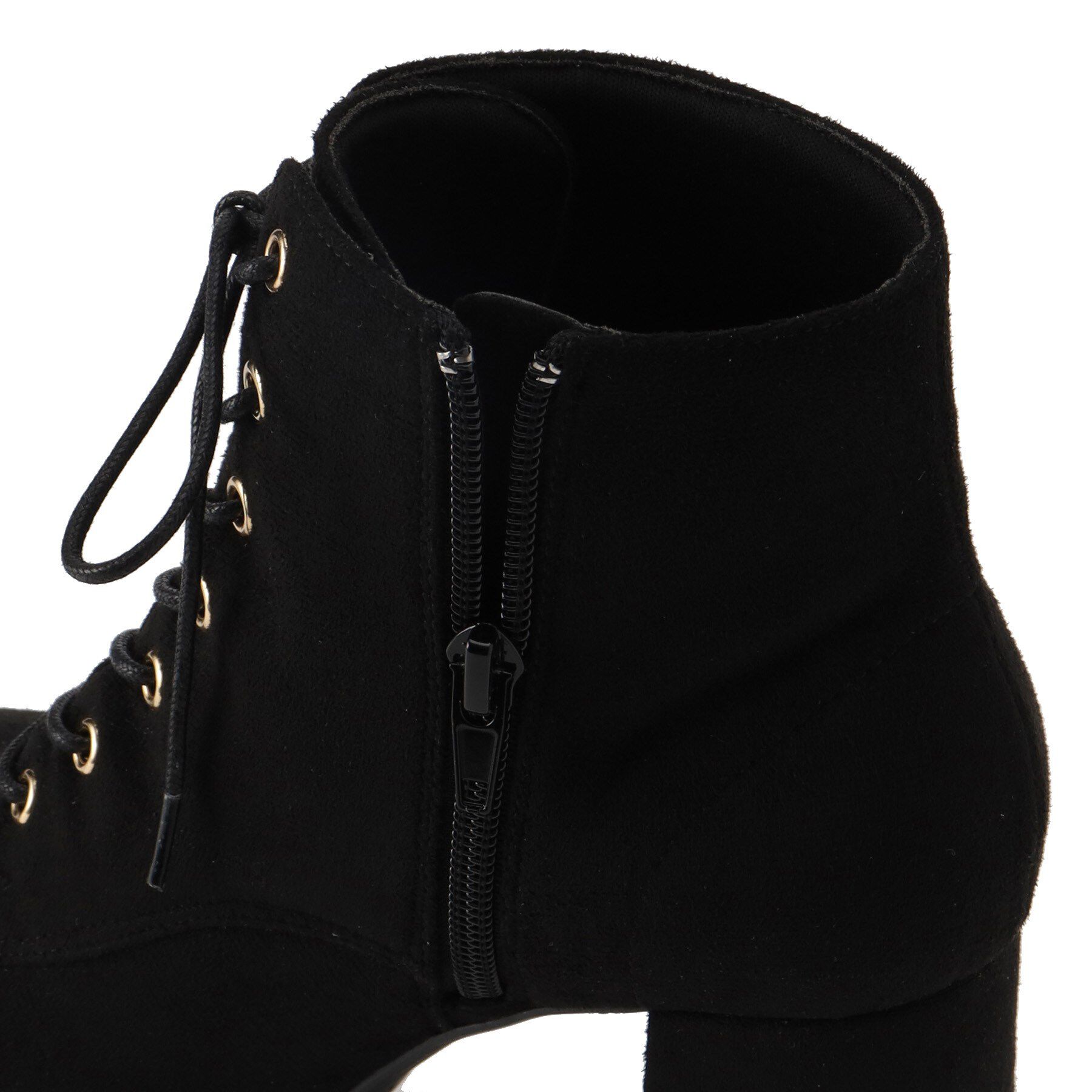 ESPERANZA「【ラク盛り／ショートブーツ】リピーター続出／脚長美脚 3WAYボアレースアップショートブーツ」|ショートブーツ|