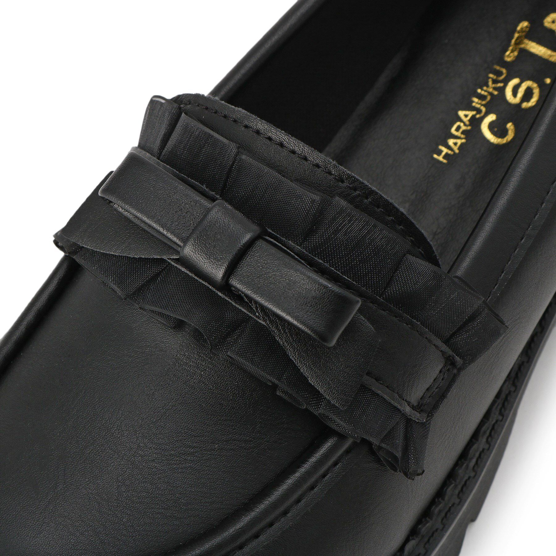 csT&P「フリル付きリボンローファー」|パンプス|