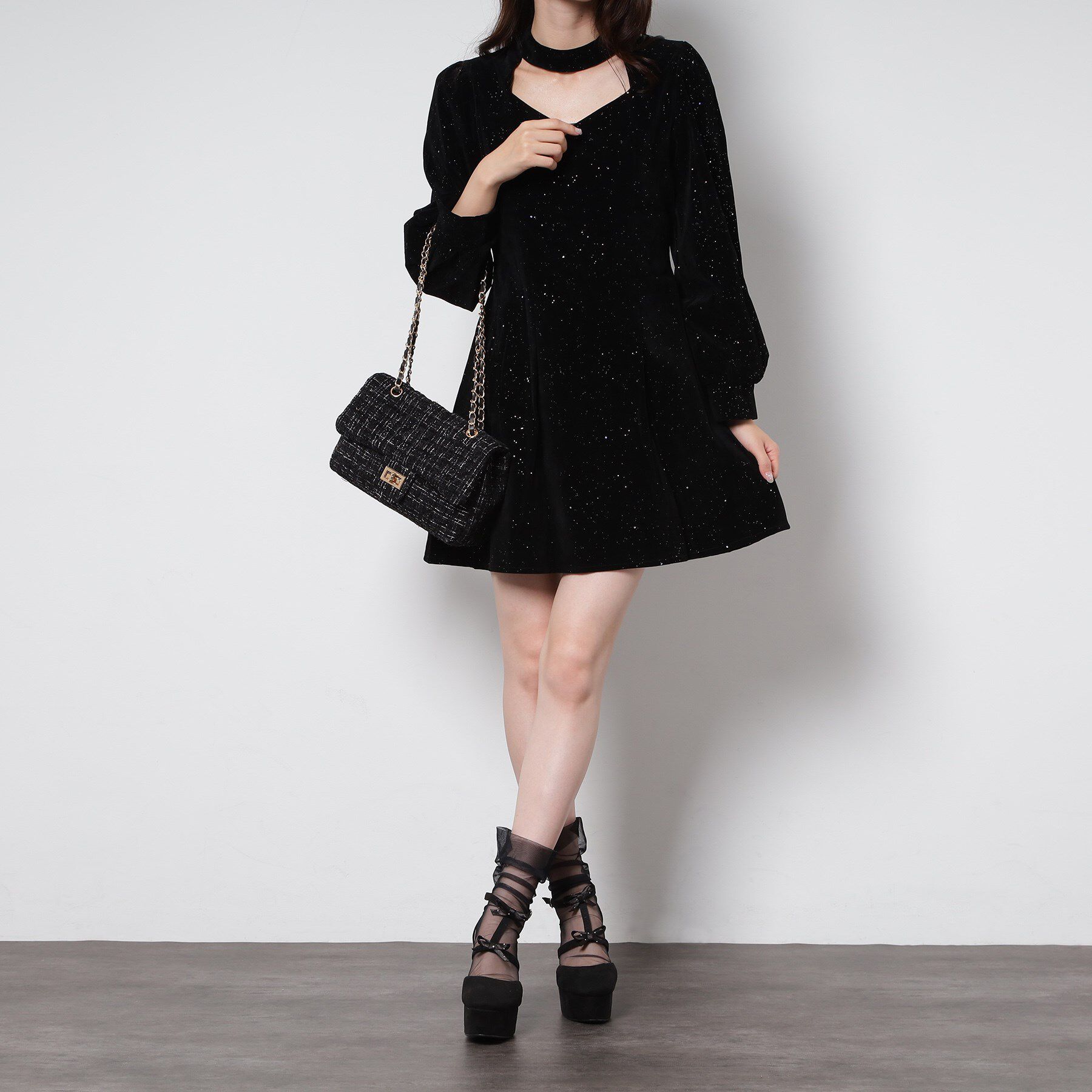 ESPERANZA「【ラク盛り/パンプス】リピーター続出／脚長美脚 ダブルリボン2WAYパンプス」|パンプス|