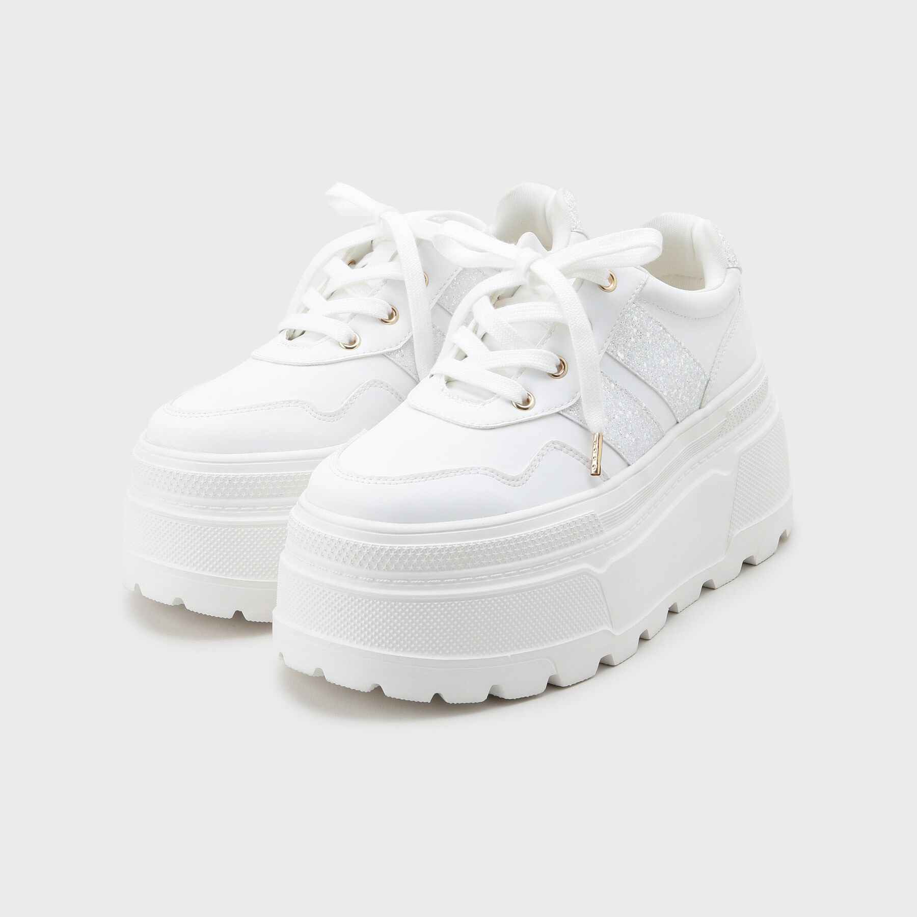 ESPERANZA「ラメライン厚底スニーカー」|スニーカー|