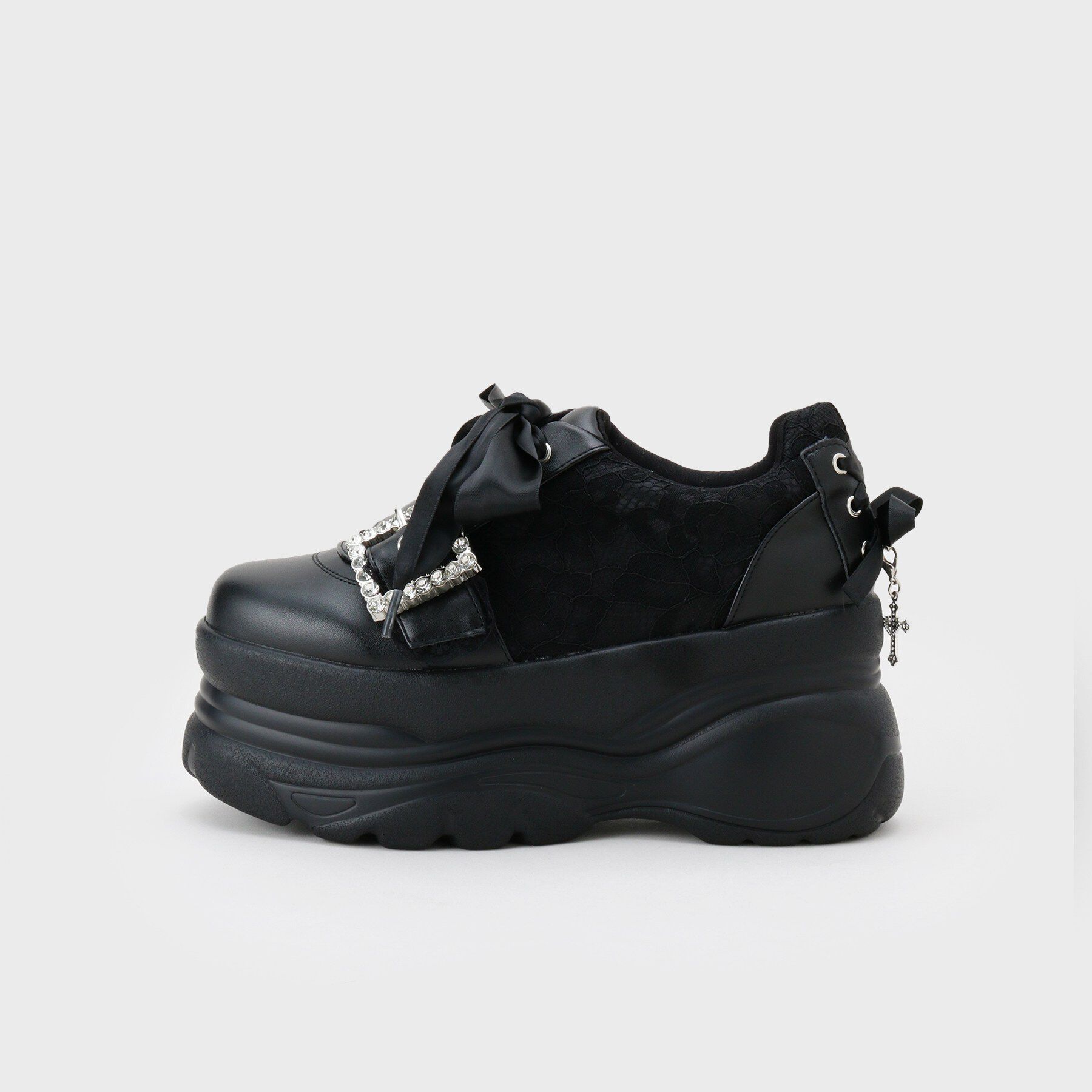 csT&P「夢見る厚底十字架キラキラスニーカー」|スニーカー|