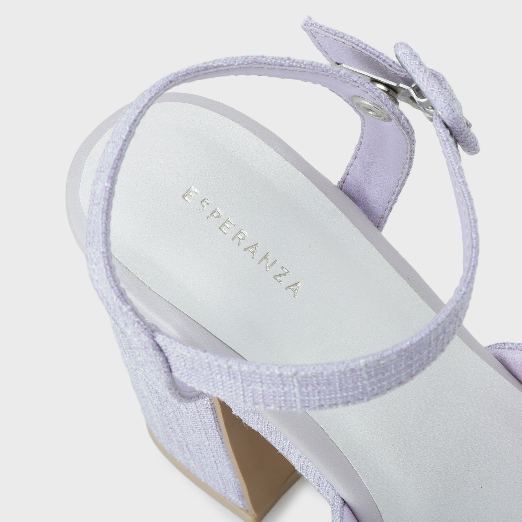 ESPERANZA「【ラク盛り／サンダル】 26SS新作 ツイードサンダル」|サンダル|