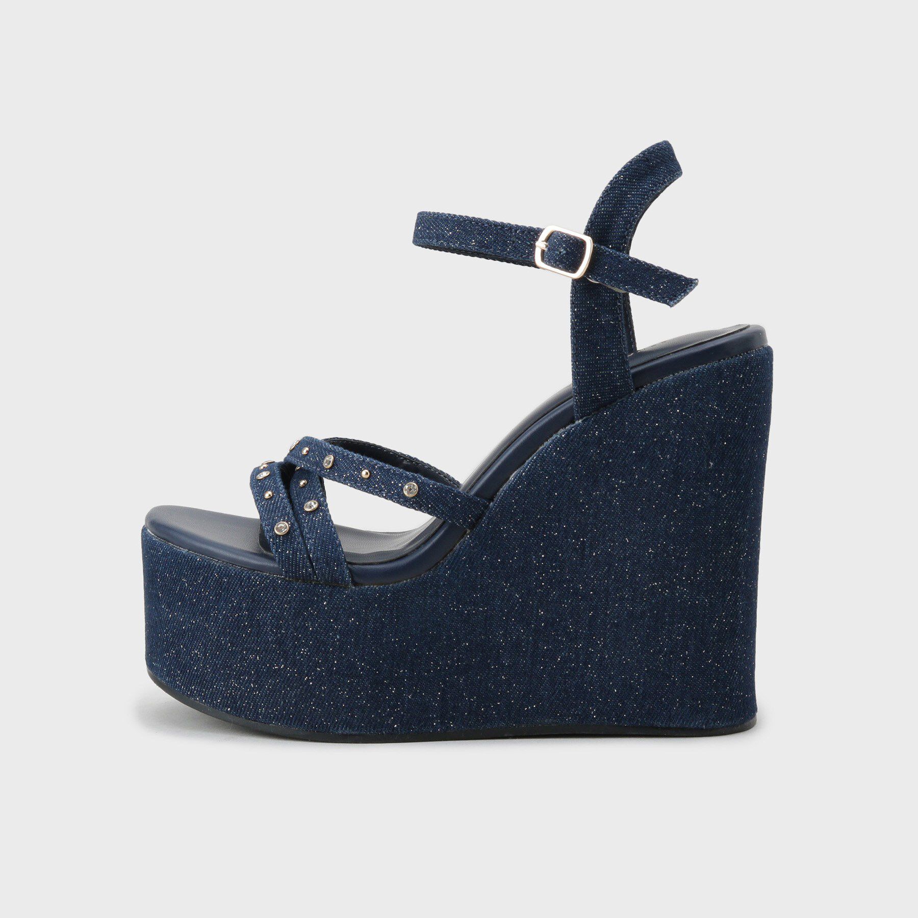 ESPERANZA「ビジュースタッズウェッジサンダル」|サンダル|