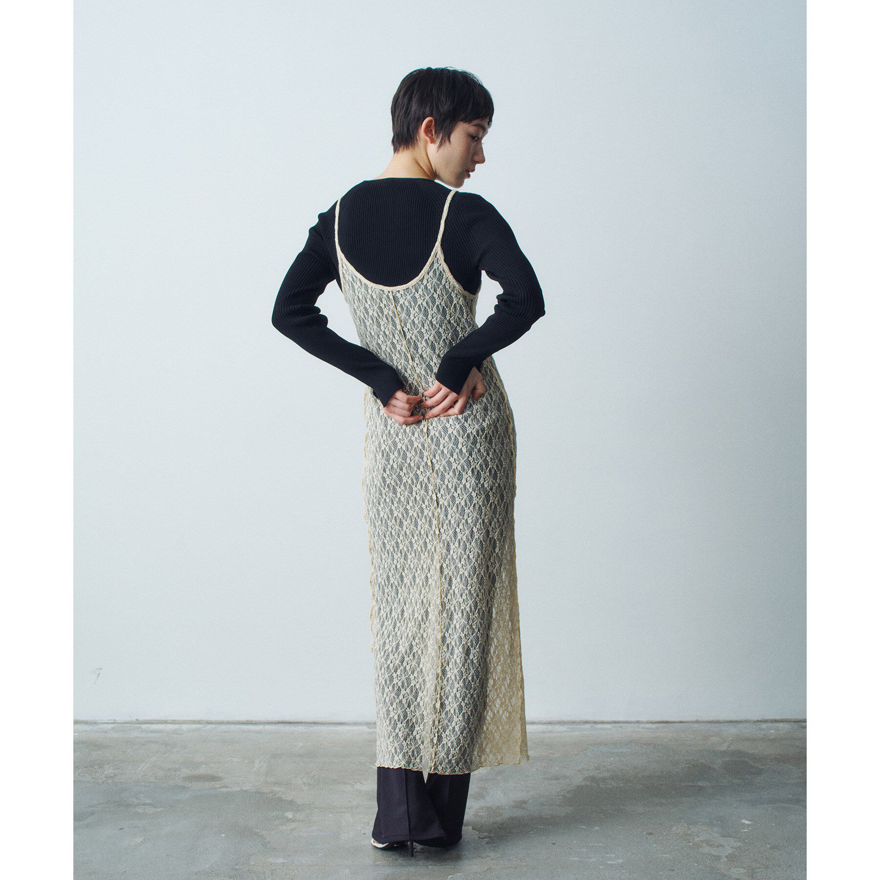 CODE A「hole sleeve knit」|ニット・セーター|