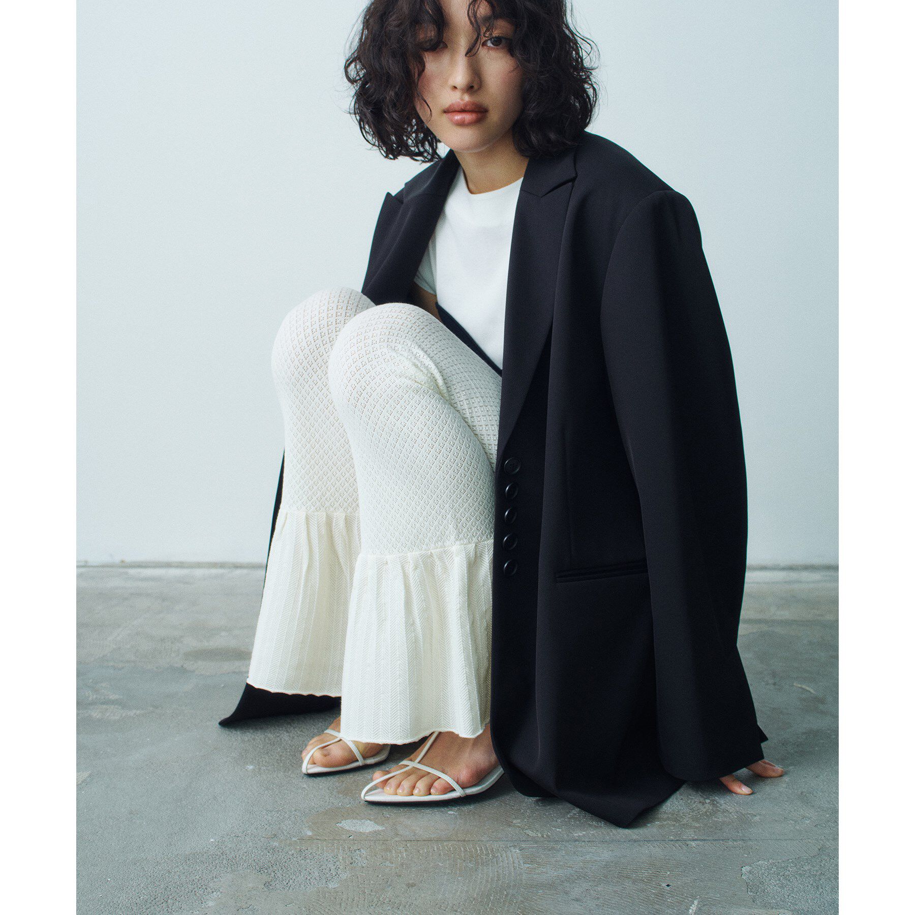 CODE A「lace knit pants」|その他|