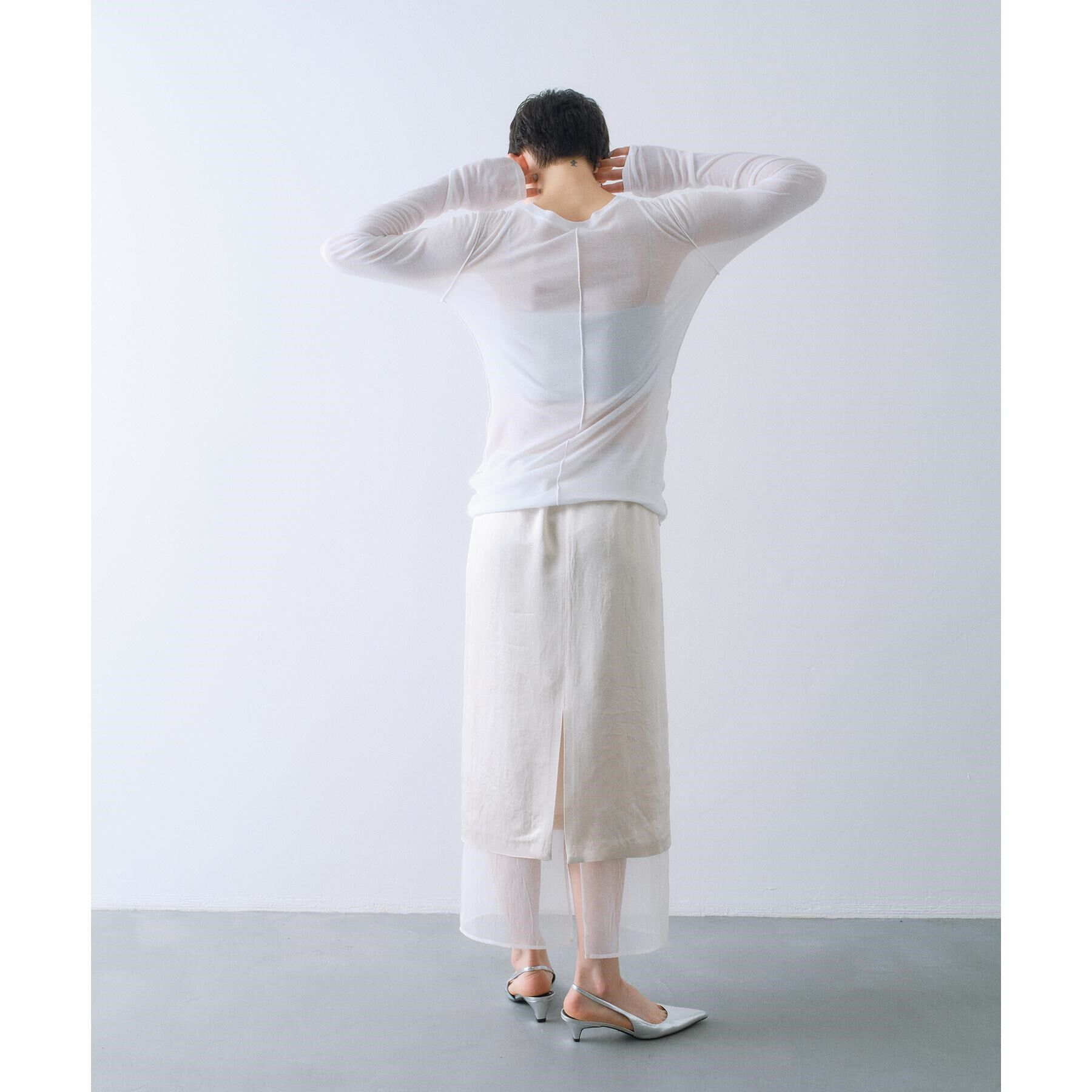 CODE A「sheer basic tee」|Tシャツ・カットソー|