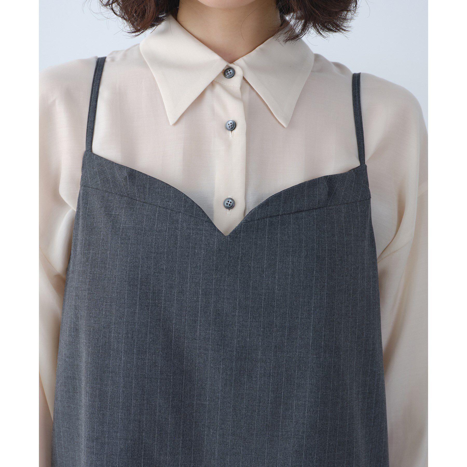 CODE A「tailored mood mini dress」|ワンピース|