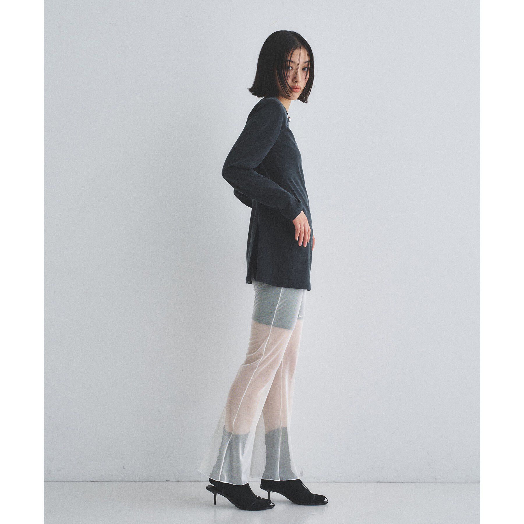 CODE A「piedi nudi｜TULLE LEGGINGS」|レギンス・スパッツ|