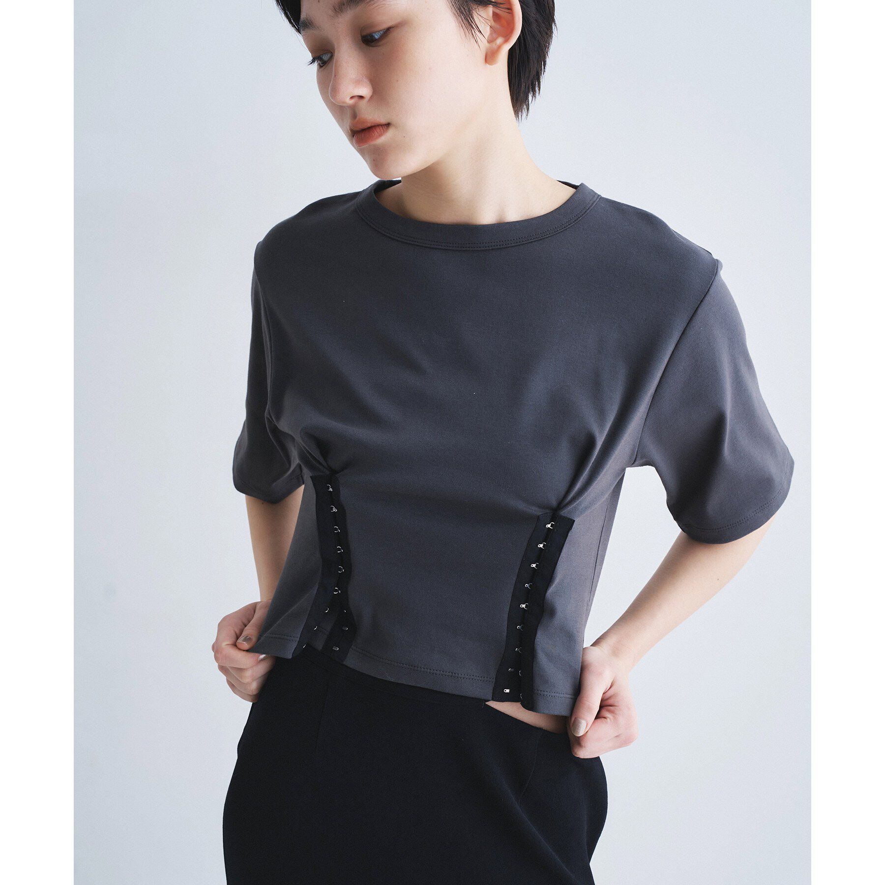 CODE A「corset jersey tee」|Tシャツ・カットソー|