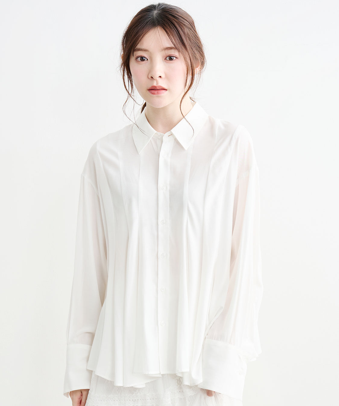 COCO DEAL「フレアペプラムシャツ」|シャツ・ブラウス|