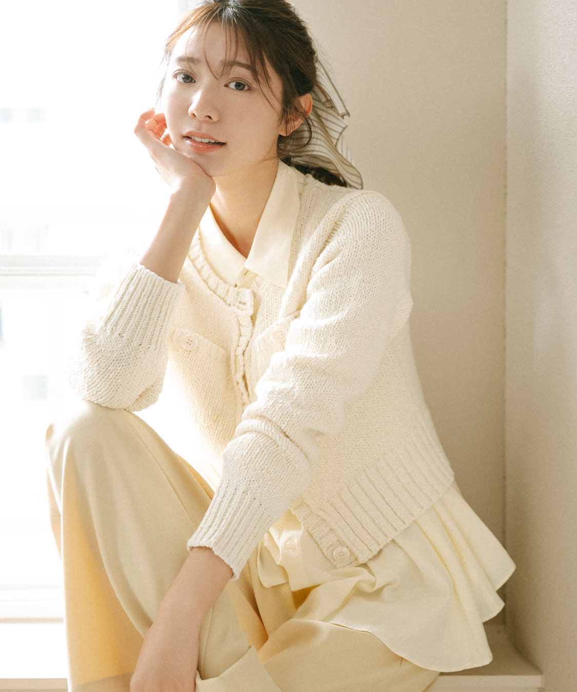 COCO DEAL「フレアペプラムシャツ」|シャツ・ブラウス|