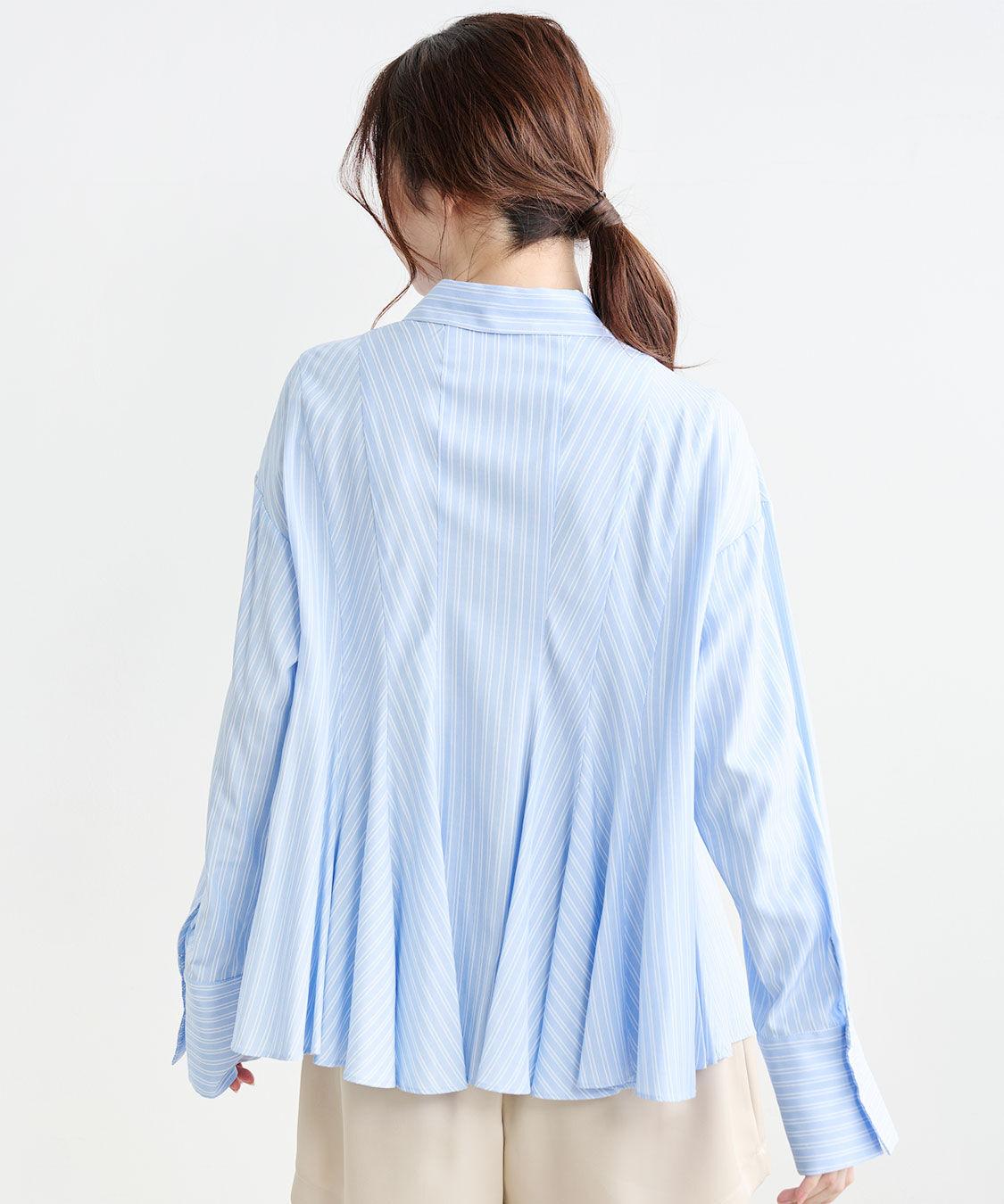 COCO DEAL「フレアペプラムシャツ」|シャツ・ブラウス|