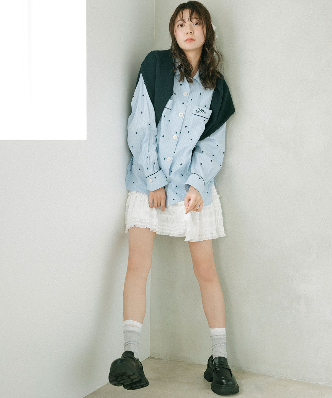 COCO DEAL「フリルティアードミニスカート」|スカート|