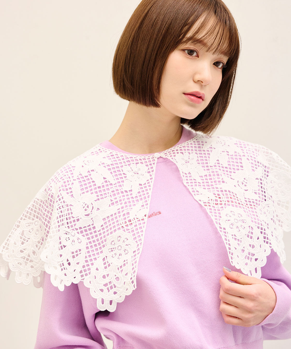 COCO DEAL「刺繍ロゴスウェットニット」|ニット・セーター|