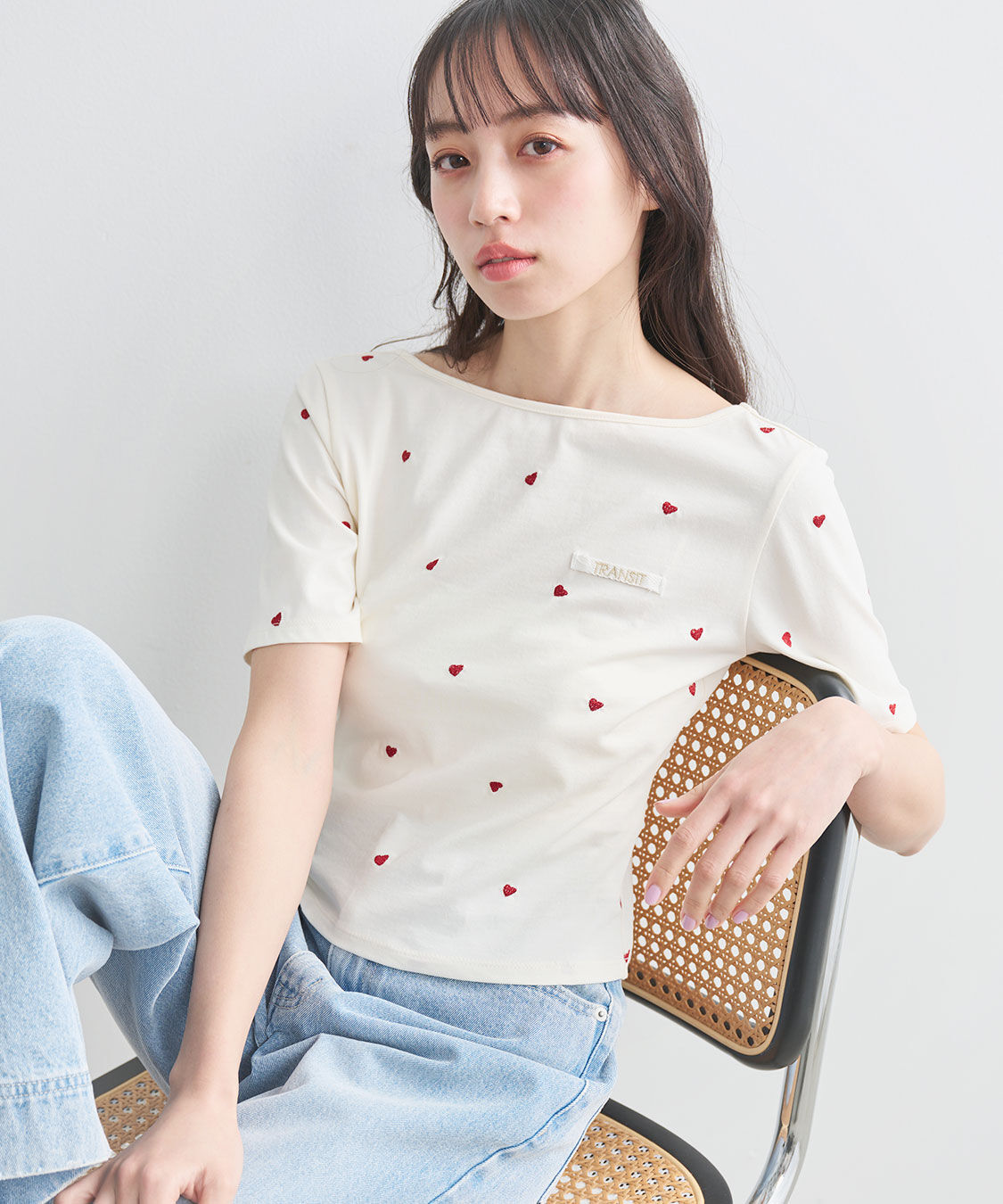 COCO DEAL「エンブロイダリーロゴTシャツ」|Tシャツ・カットソー|