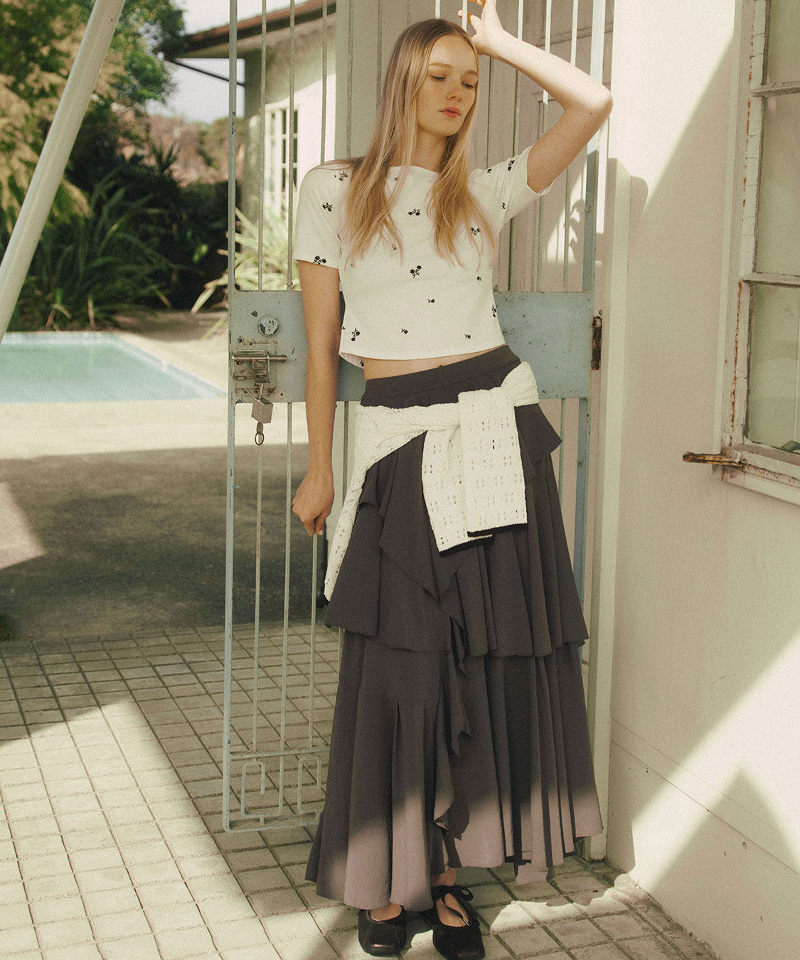 COCO DEAL「エンブロイダリーロゴTシャツ」|Tシャツ・カットソー|