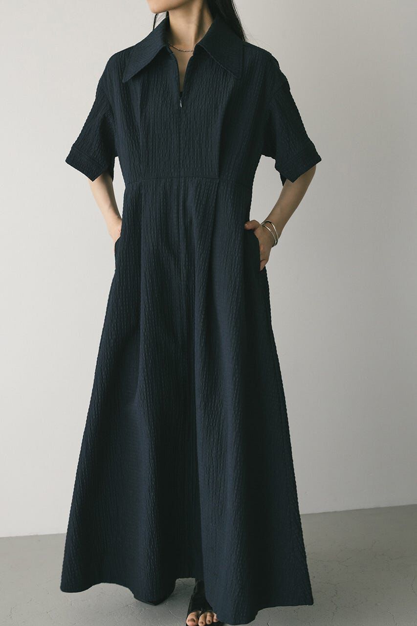 STYLEMIXER「ビッグカラーフレアワンピース」|ワンピース|