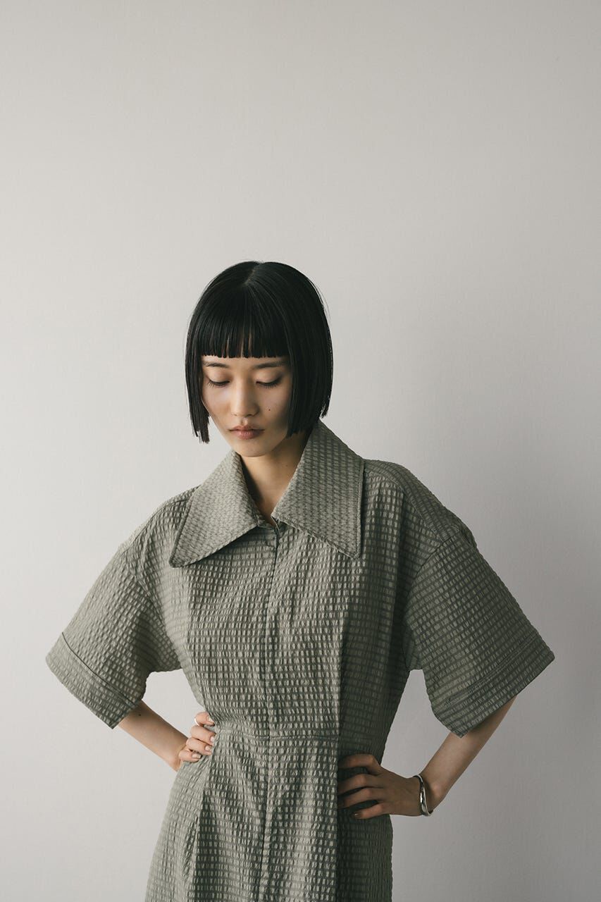 STYLEMIXER「ビッグカラーフレアワンピース」|ワンピース|