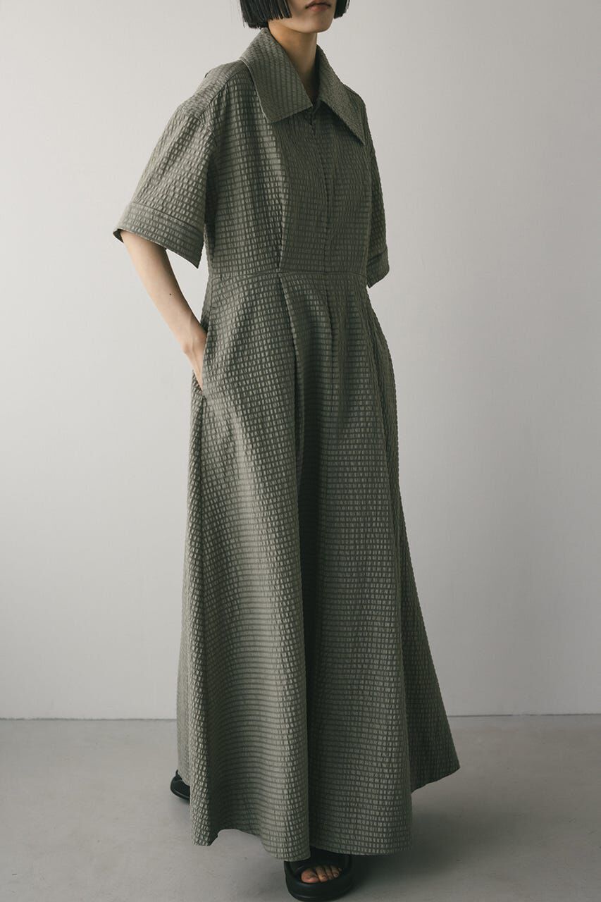 STYLEMIXER「ビッグカラーフレアワンピース」|ワンピース|