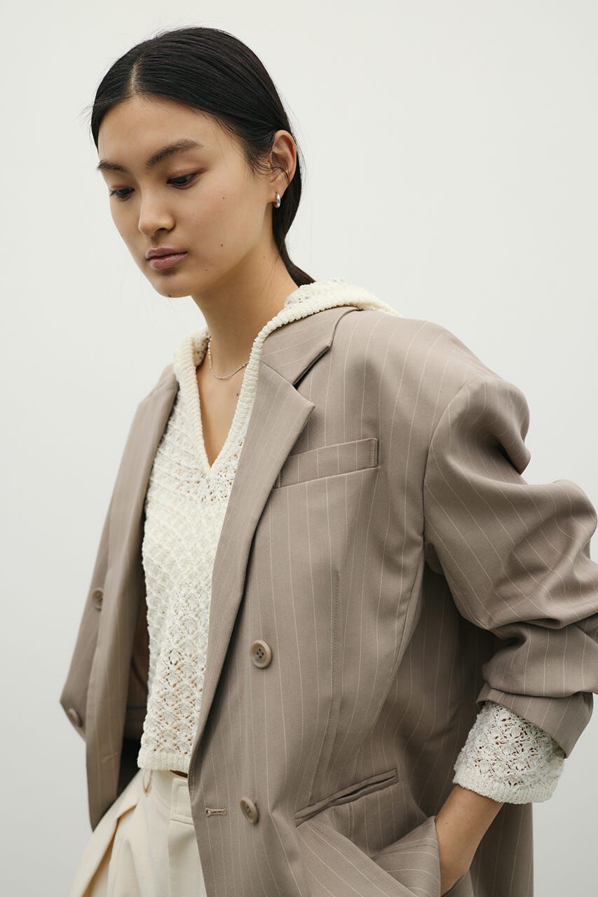 STYLEMIXER「アイレットレースフーディー」|ニット・セーター|