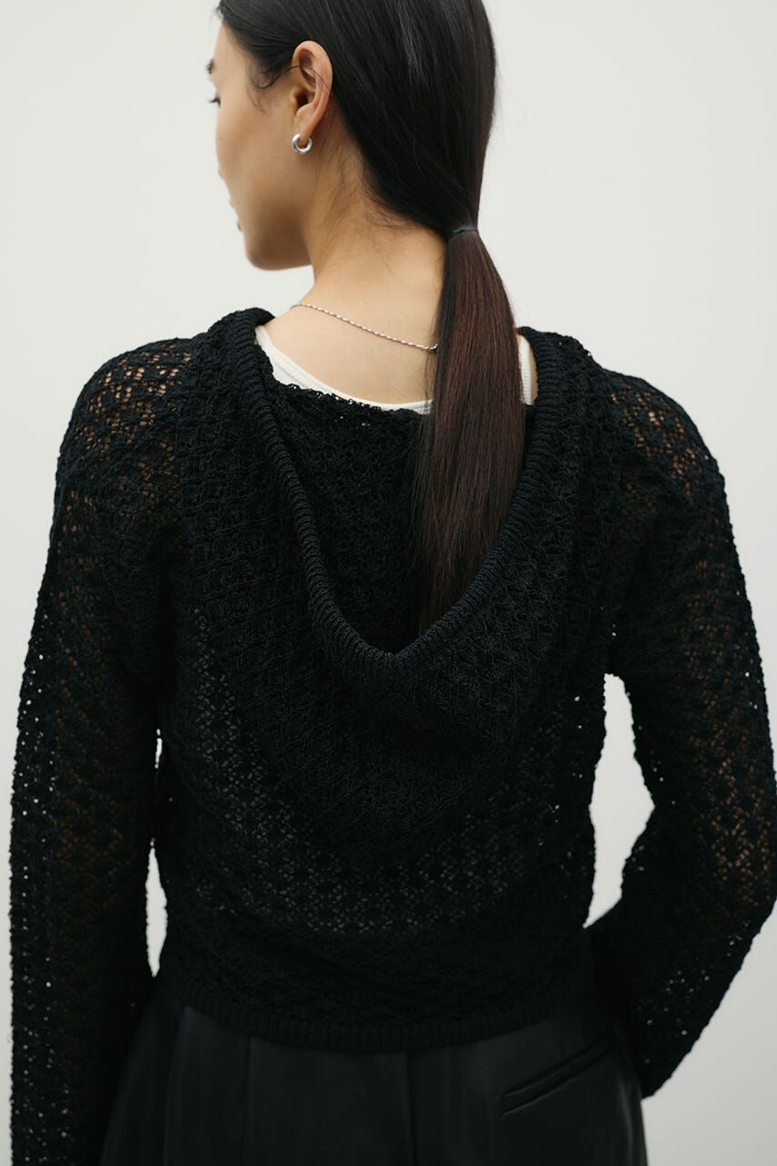 STYLEMIXER「アイレットレースフーディー」|ニット・セーター|