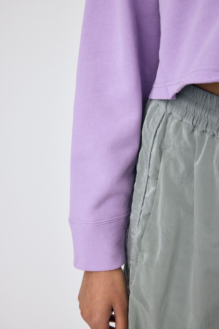 MOUSSY「SHOULDER CUT CROPPED トップス」|パーカー|