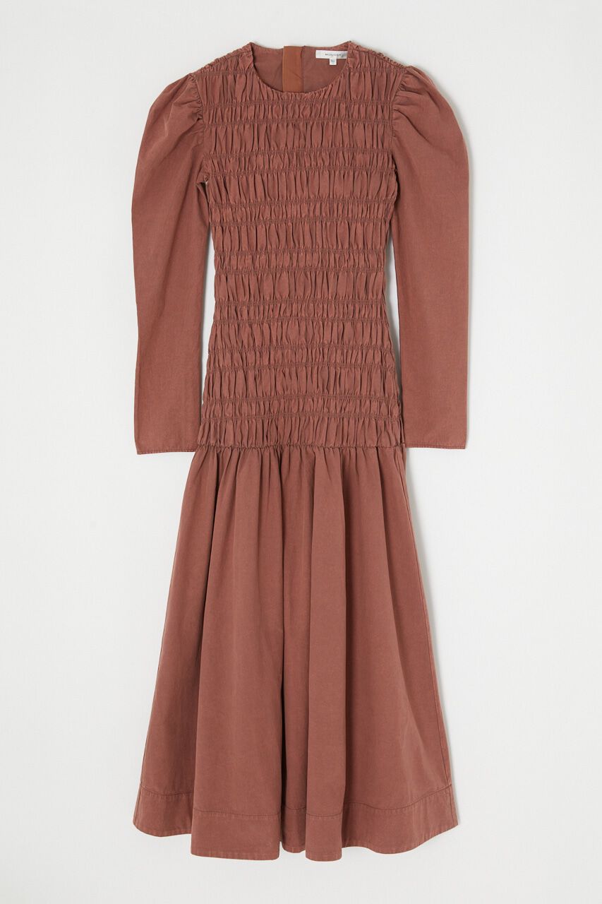 MOUSSY「SHIRRING GATHER ドレス」|ワンピース|