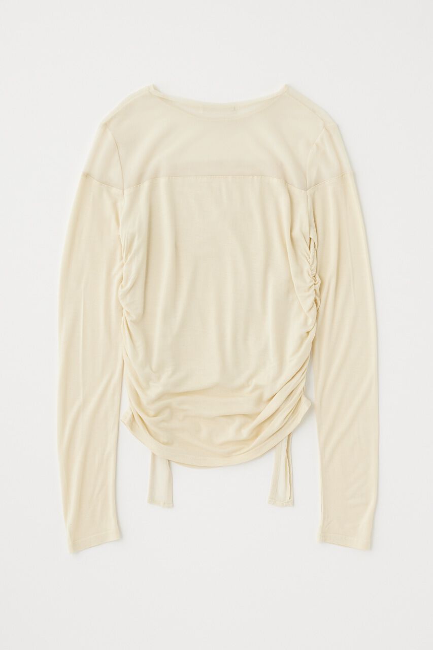 MOUSSY「SHEER LAYERED LS トップス」|Tシャツ・カットソー|