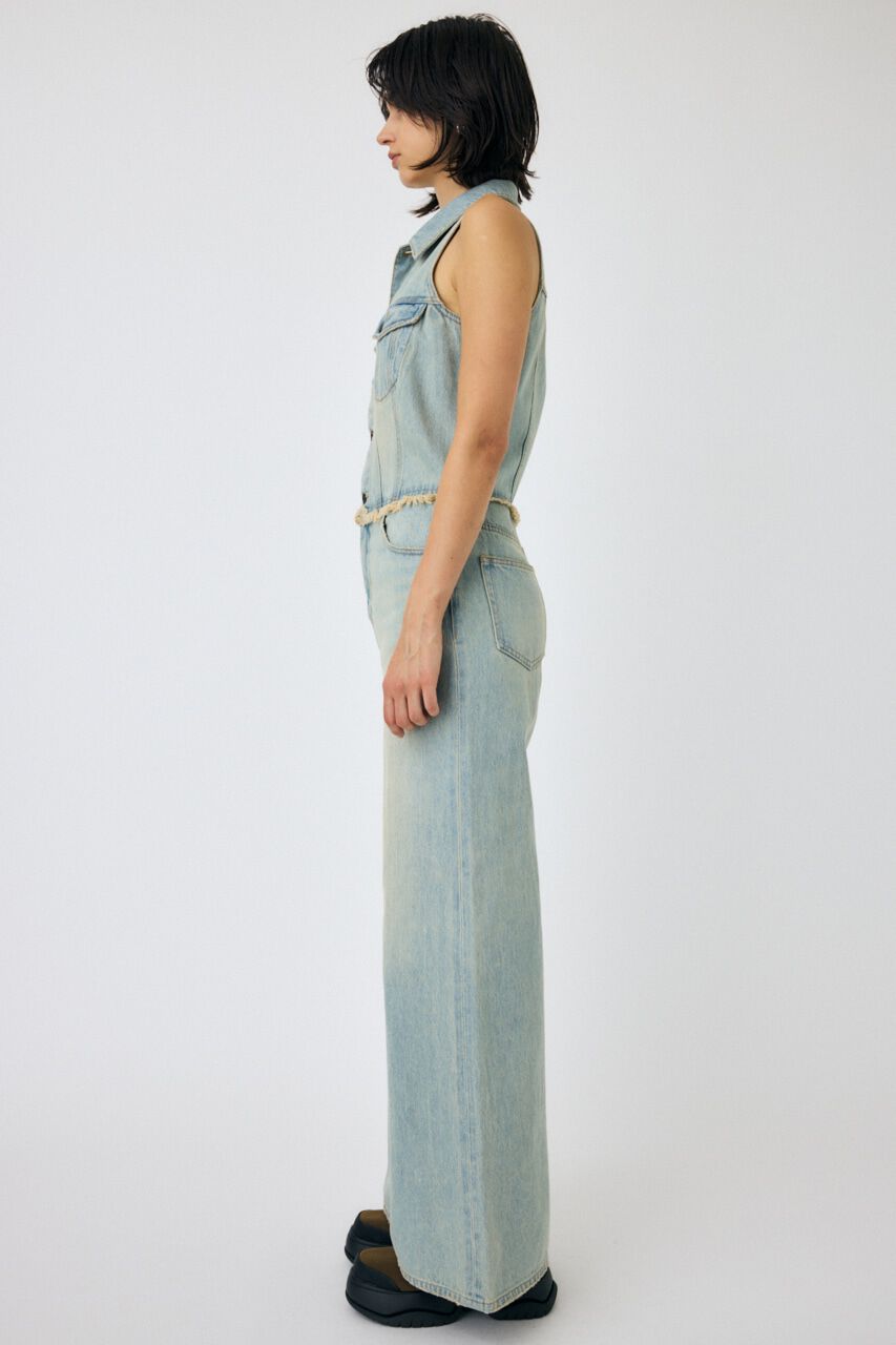 MOUSSY「SLEEVELESS REMAKE ジャンプスーツ」|その他|