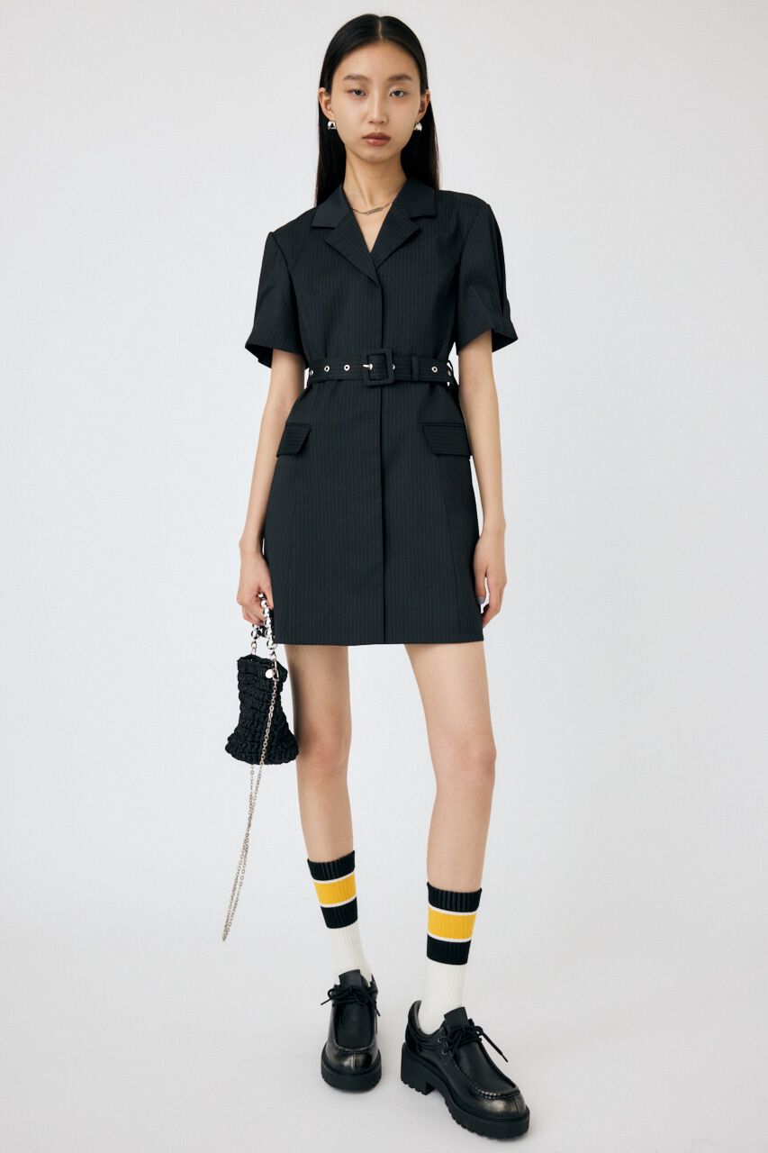 MOUSSY「BELTED BLAZER ミニドレス」|ワンピース|