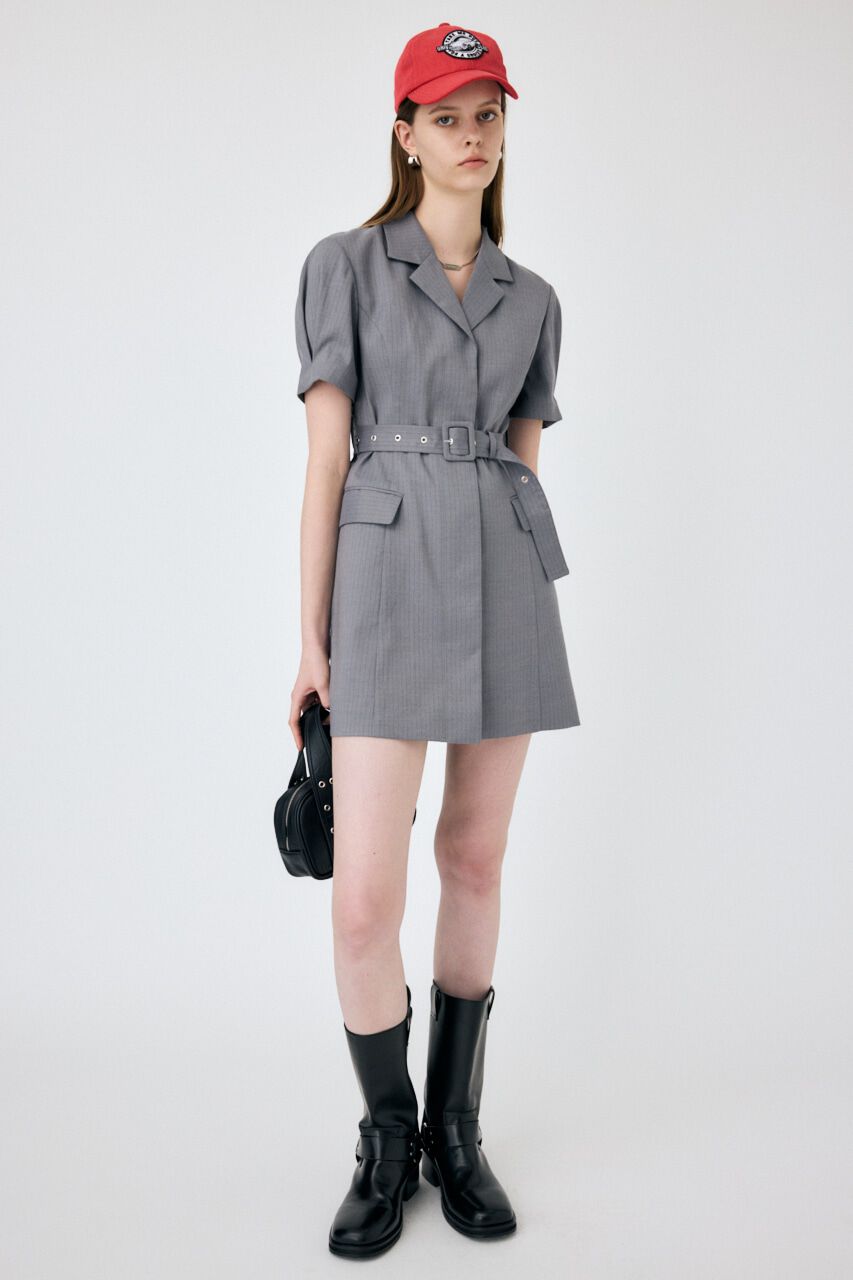 MOUSSY「BELTED BLAZER ミニドレス」|ワンピース|
