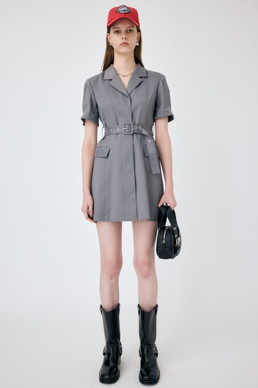 MOUSSY「BELTED BLAZER ミニドレス」|ワンピース|