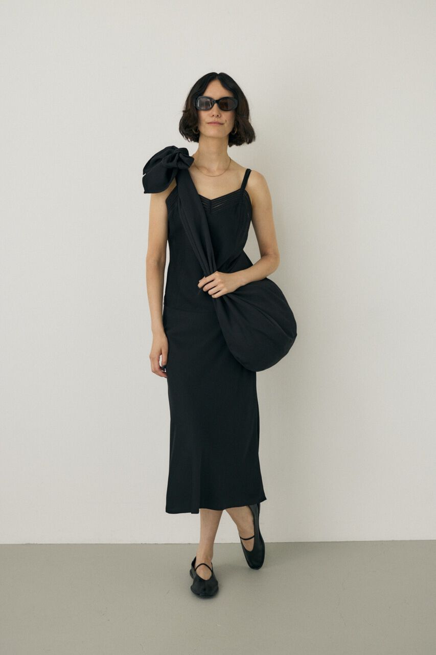 MOUSSY「サテンミディスカート　リサイクルポリエステル&times;レーヨン素材」|スカート|