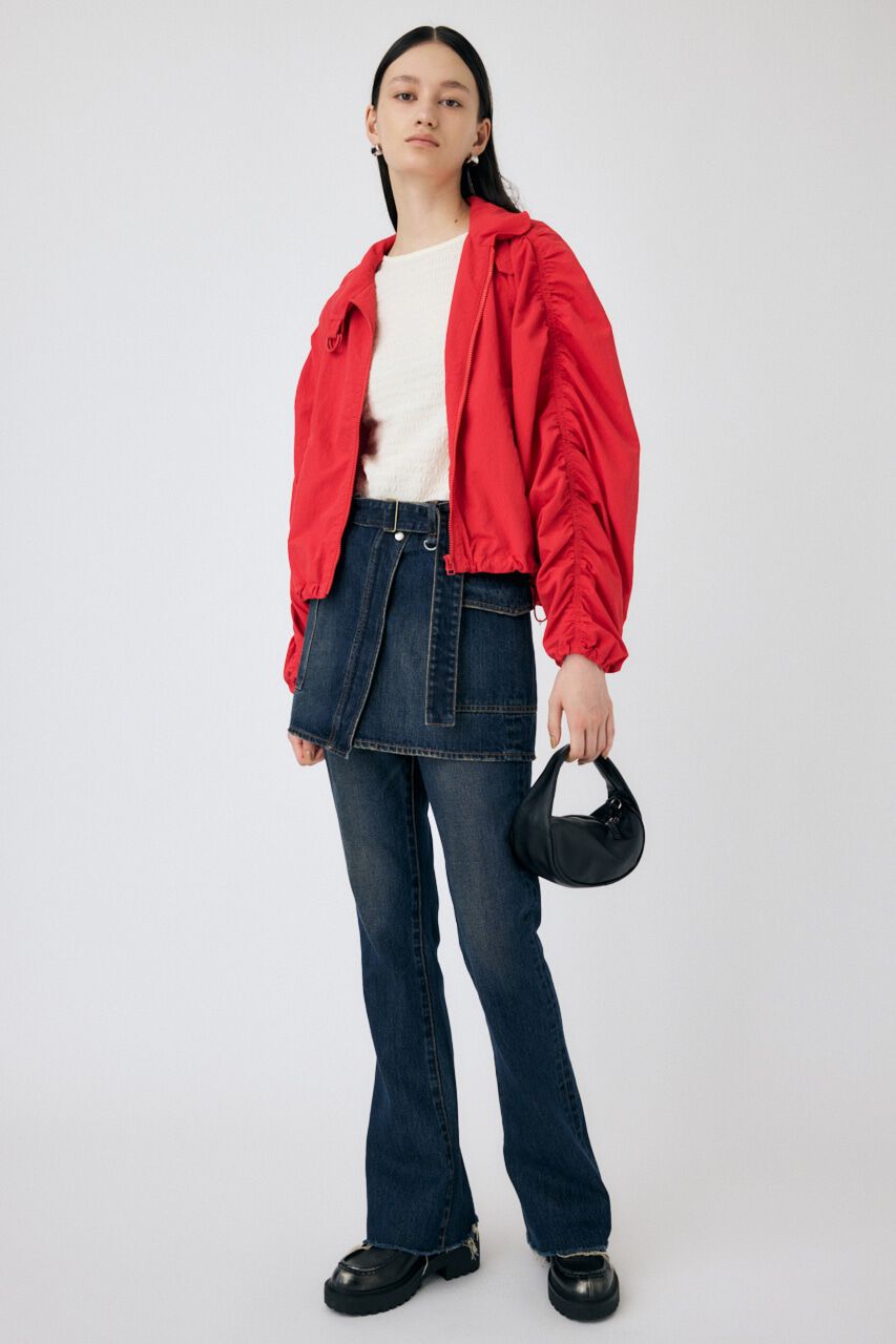 MOUSSY「WRAP デニムミニスカート」|スカート|