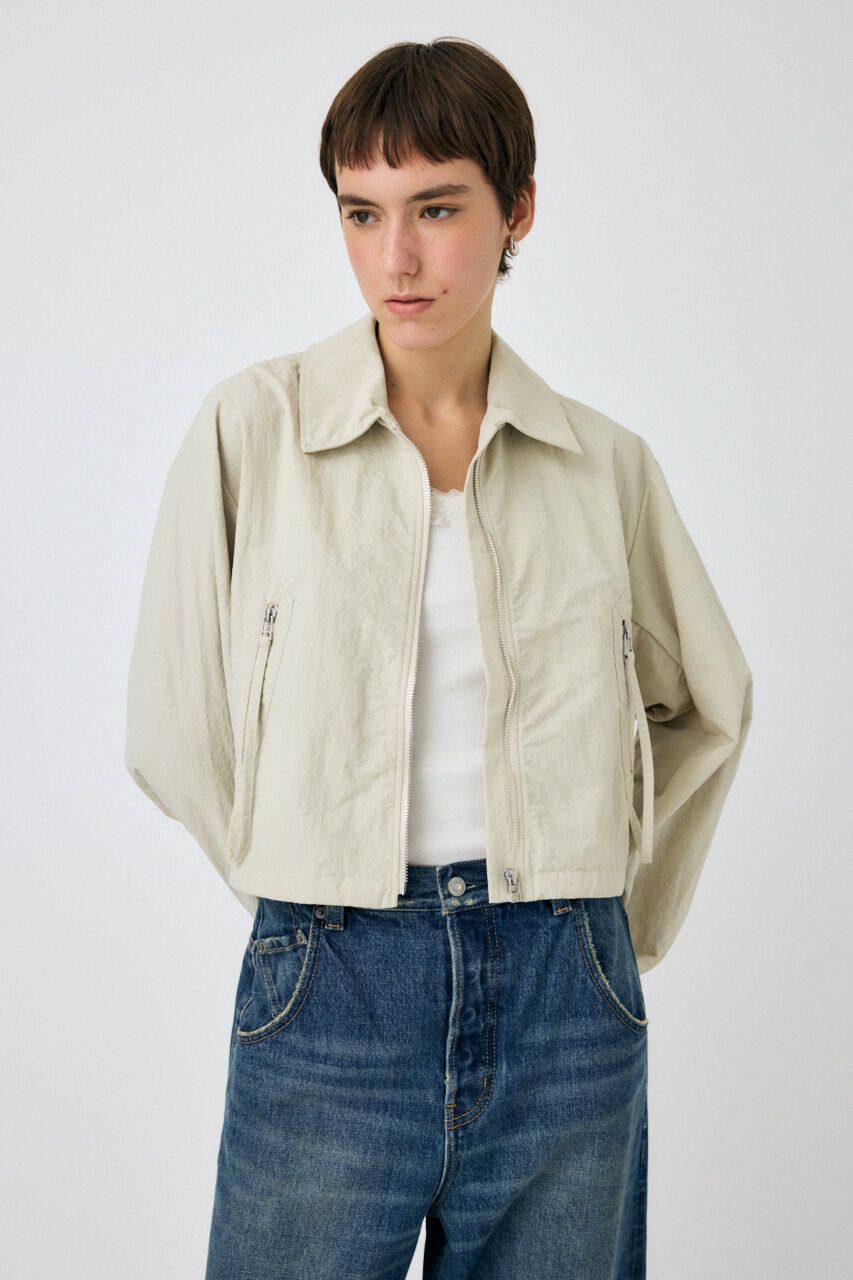 MOUSSY「TECHNICAL ジャケット」|ブルゾン・スタジャン|L/BEG1