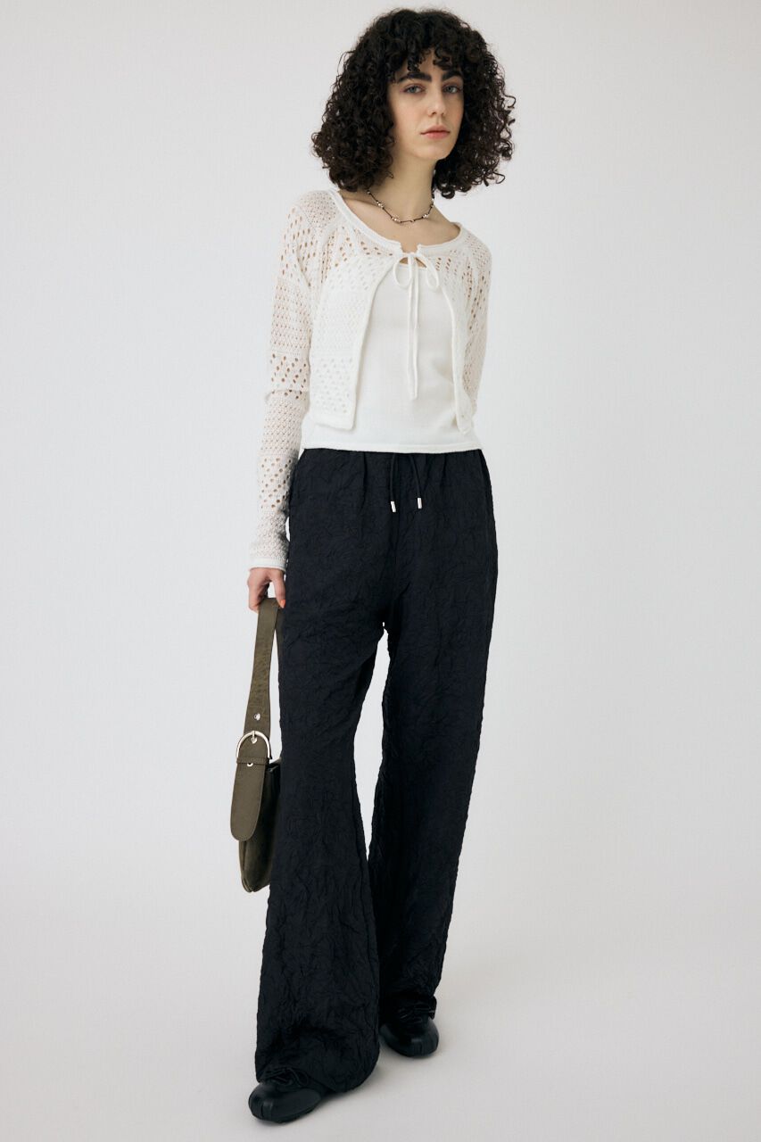 MOUSSY「CRINKLED サテンパンツ」|その他|