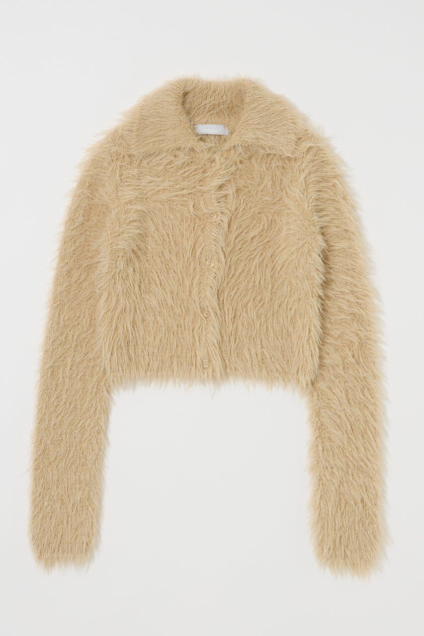 MOUSSY「FEATHER LIKE KNIT シャツ」|ニット・セーター|